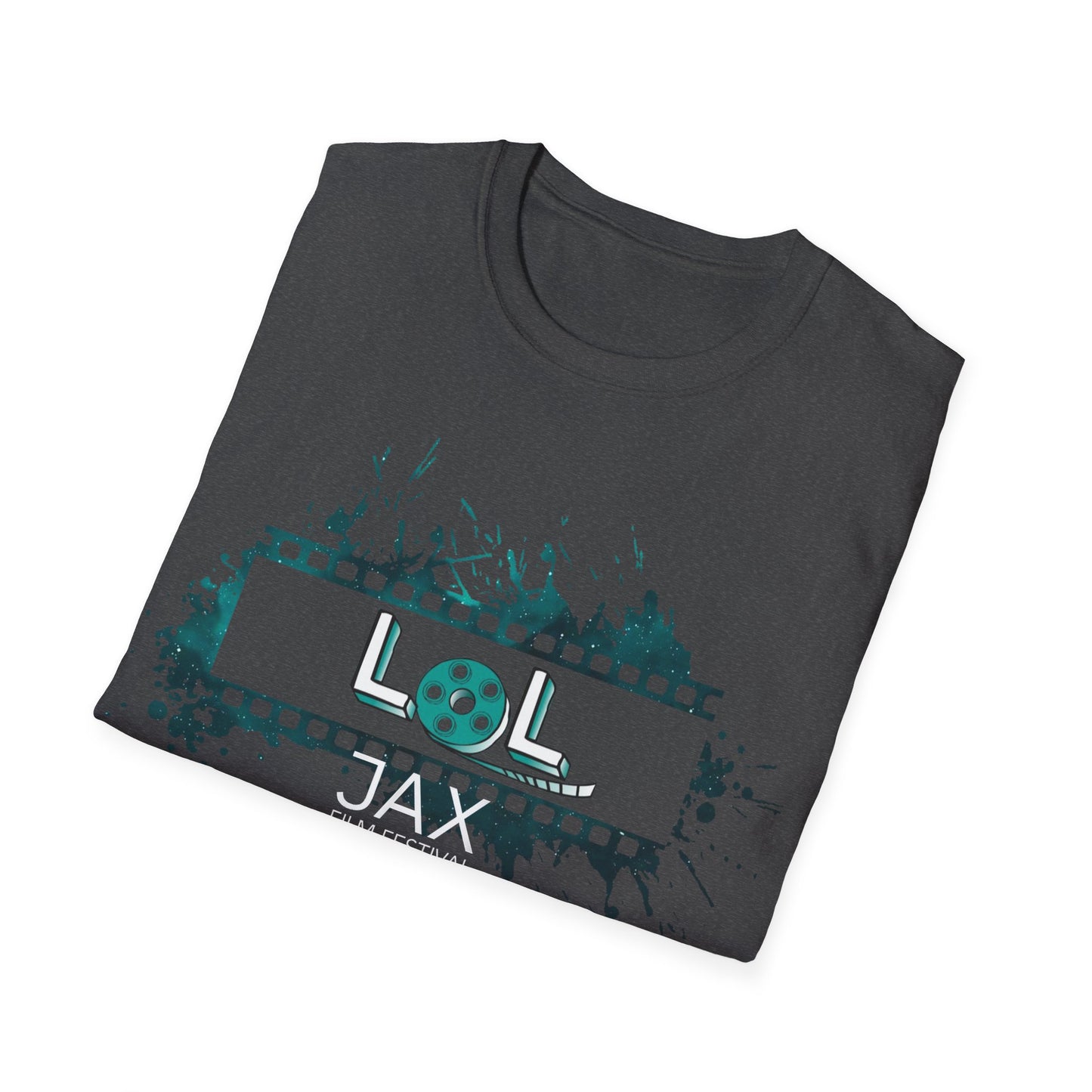 LOL Film Theme Unisex Softstyle T-Shirt, Funny Movie Shirt, Gift for Film Lovers, Casual Wear, Unique Tee for Movie Nights