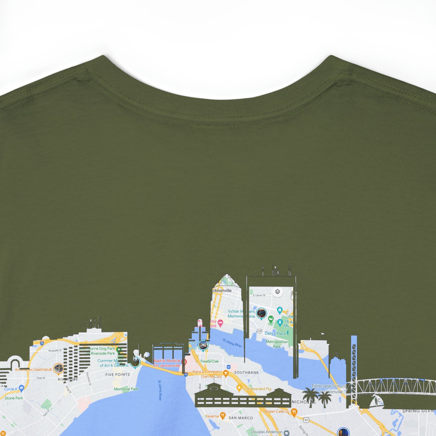 904 Map Heavy Cotton Tee