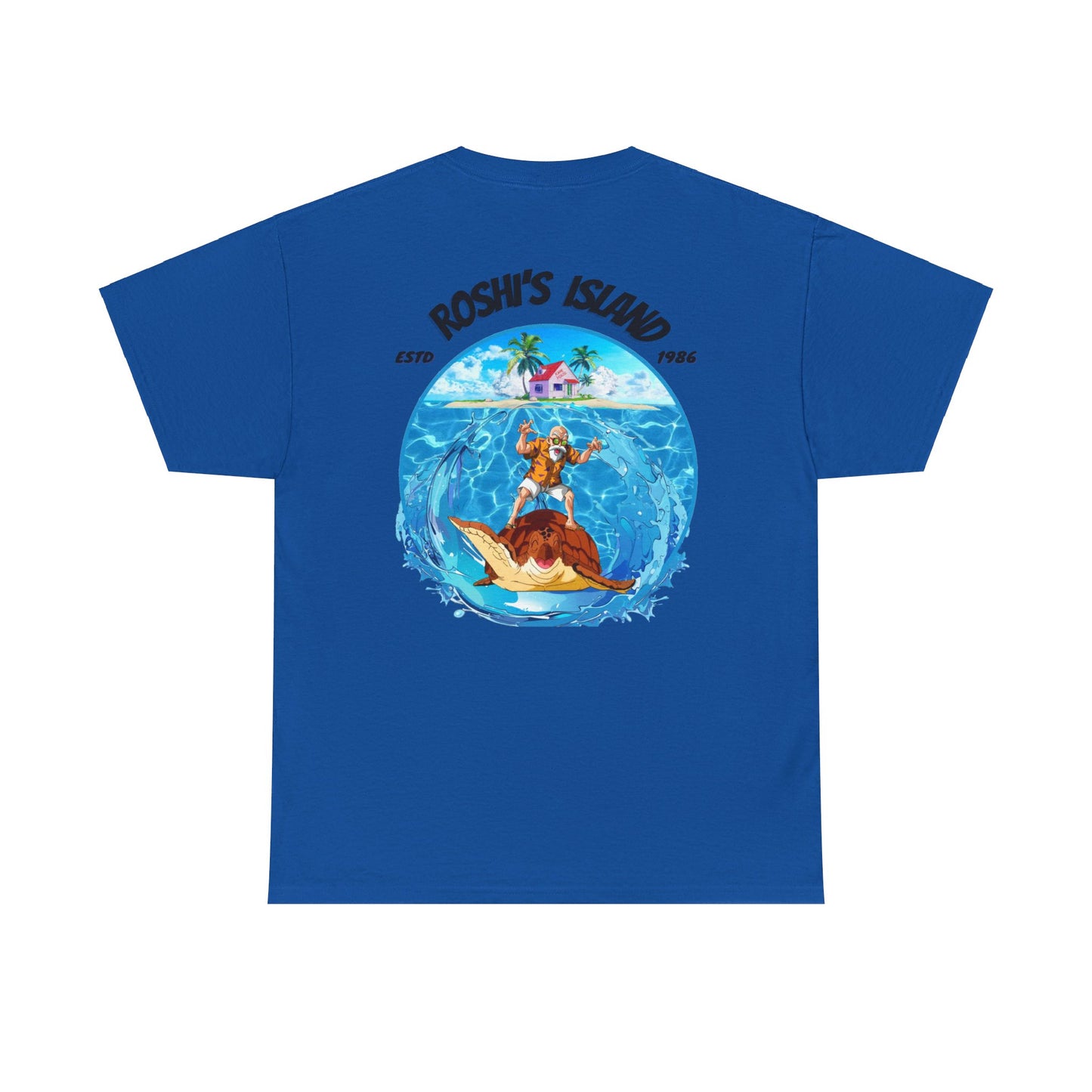 Roshi T-shirt (Roshi in quirky pose)