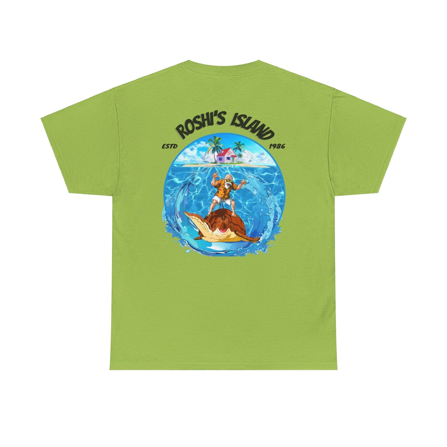 Roshi T-shirt (Roshi in quirky pose)