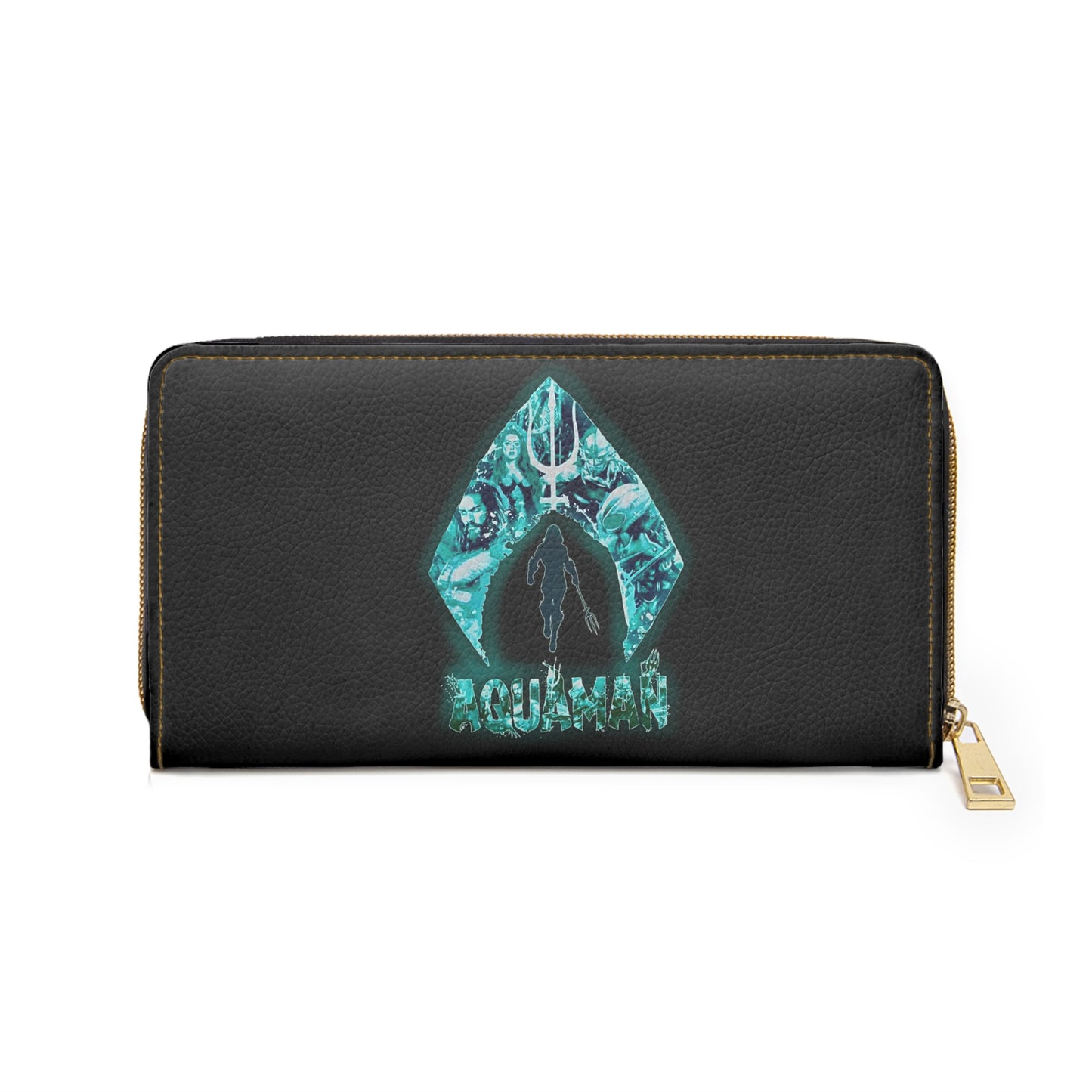 Aqua Zipper Wallet
