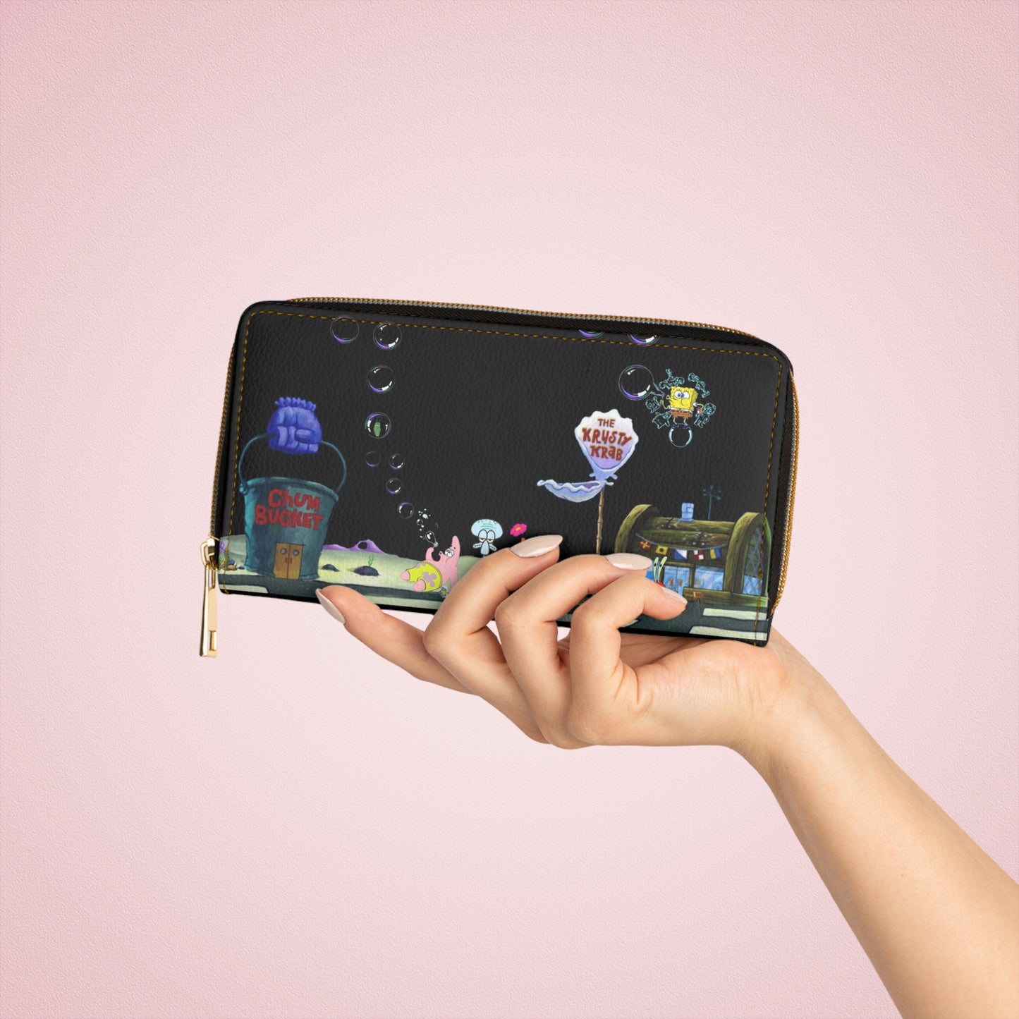 Spongebob and friends Zipper Wallet