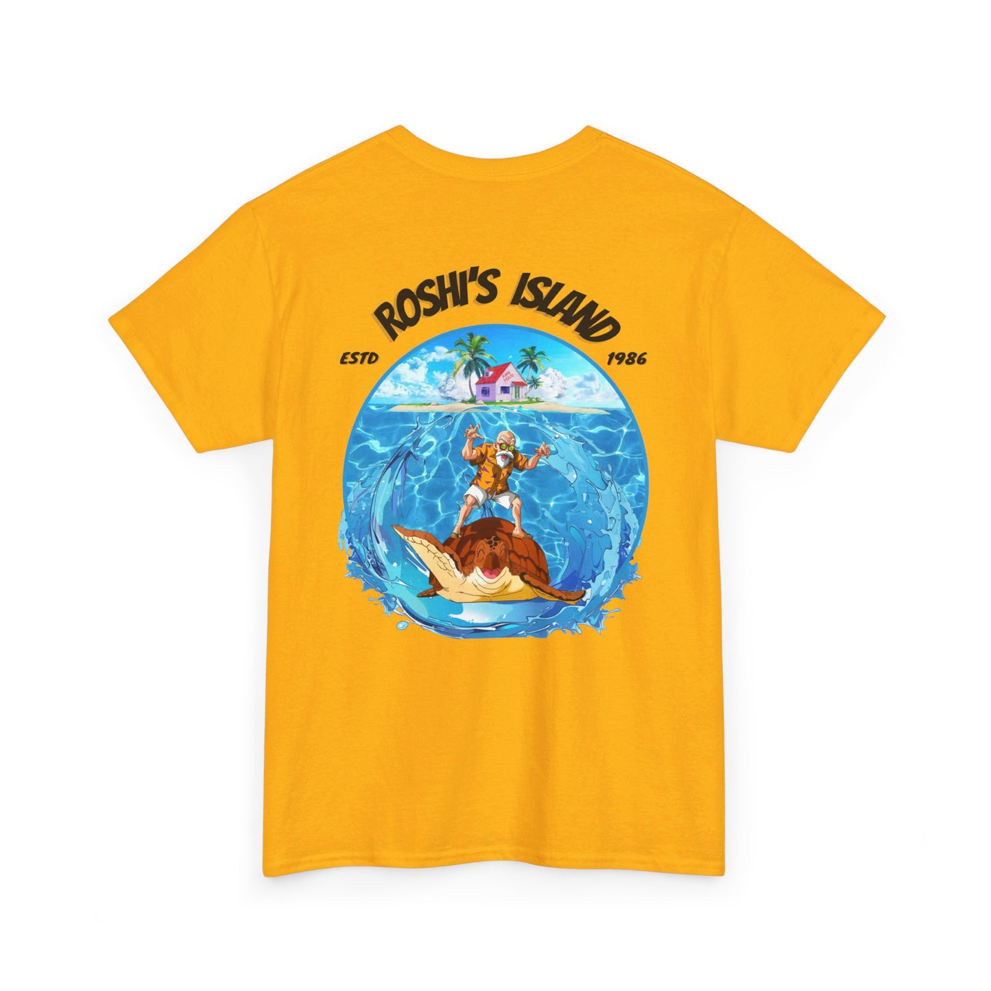 Roshi T-shirt (Roshi in quirky pose)