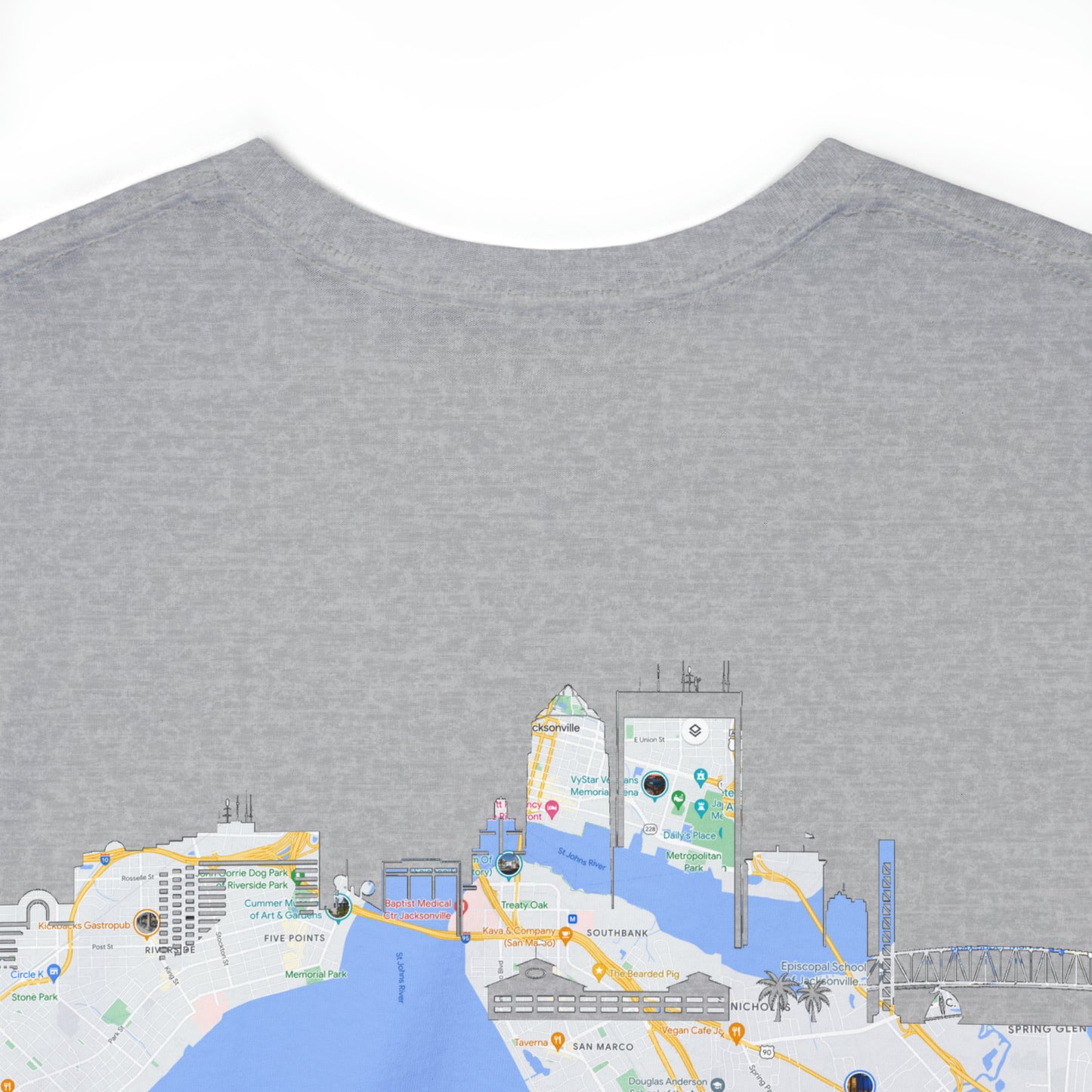 904 Map Heavy Cotton Tee