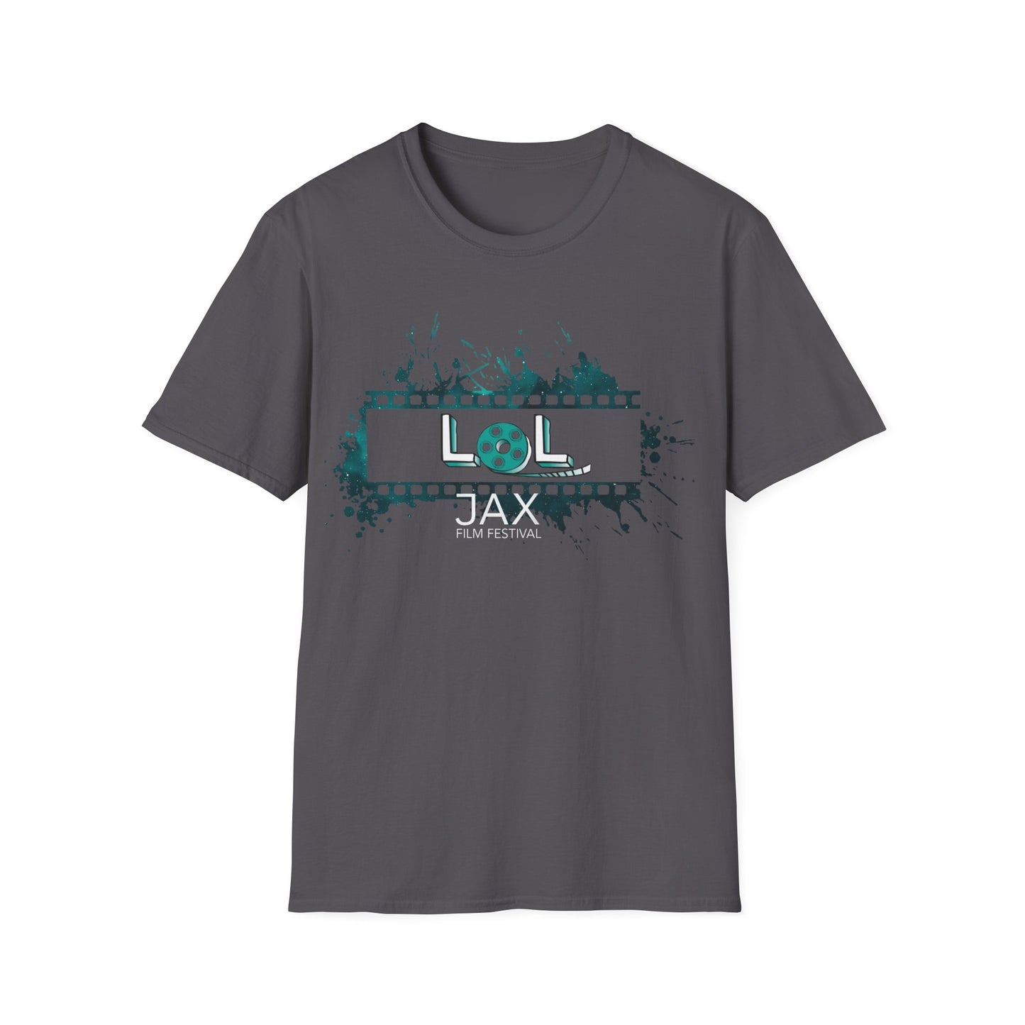 LOL Film Theme Unisex Softstyle T-Shirt, Funny Movie Shirt, Gift for Film Lovers, Casual Wear, Unique Tee for Movie Nights