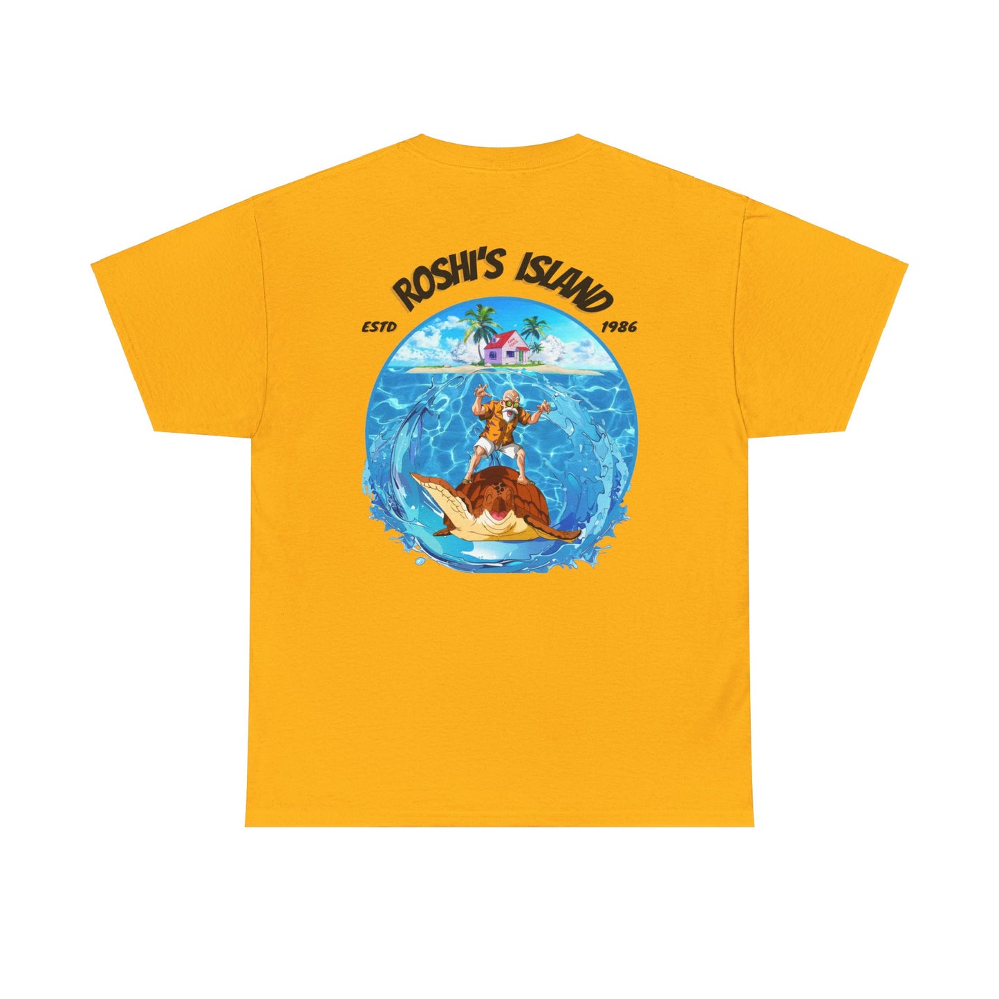 Roshi T-shirt (Roshi in quirky pose)
