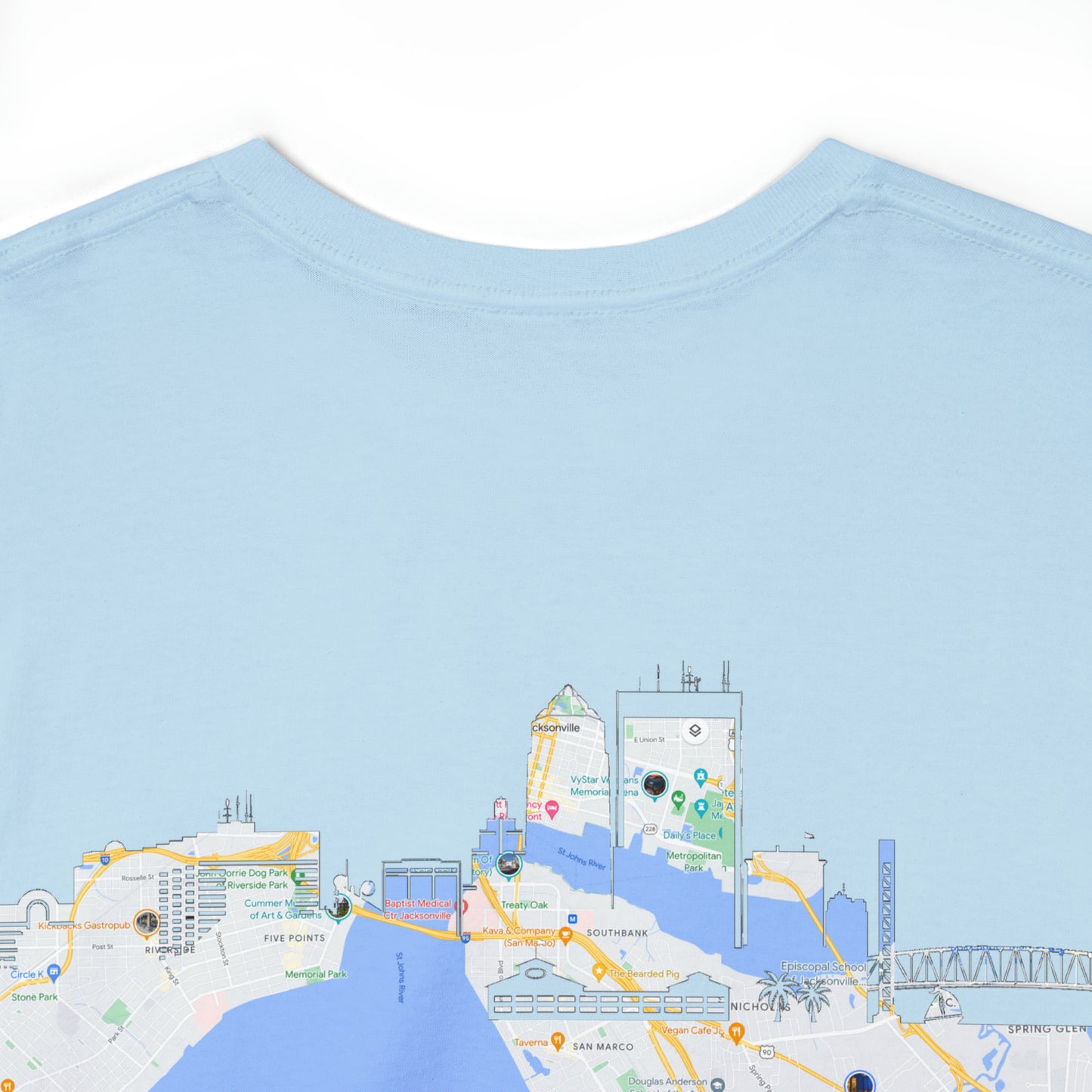 904 Map Heavy Cotton Tee