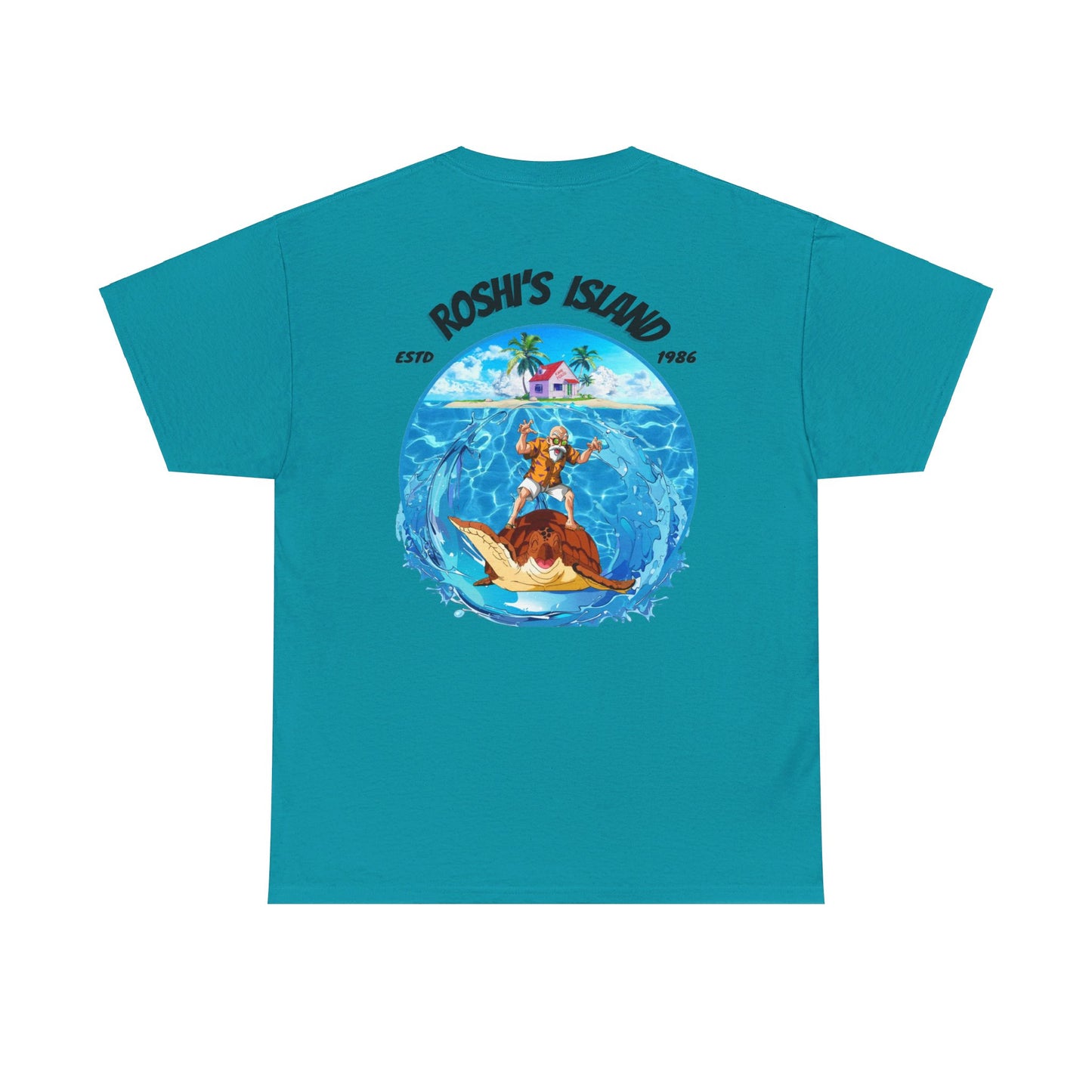 Roshi T-shirt (Roshi in quirky pose)
