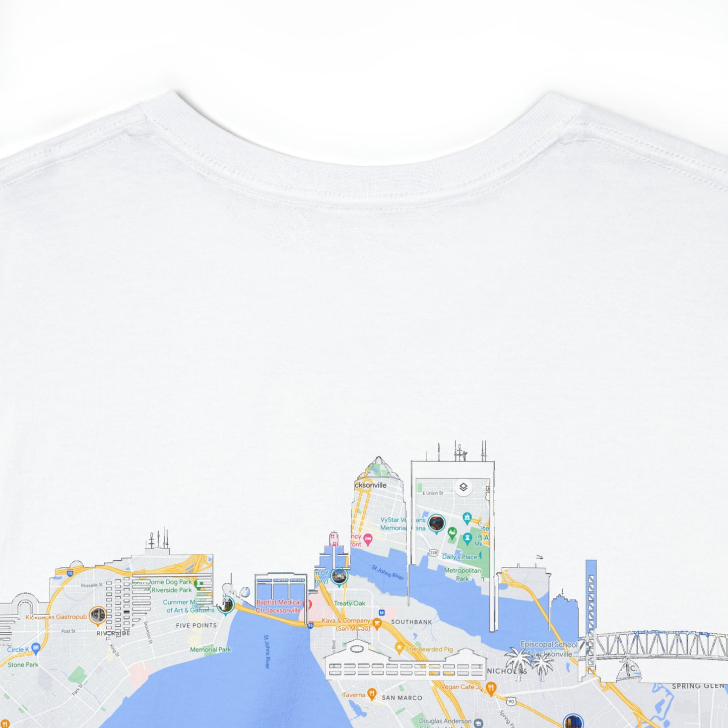904 Map Heavy Cotton Tee