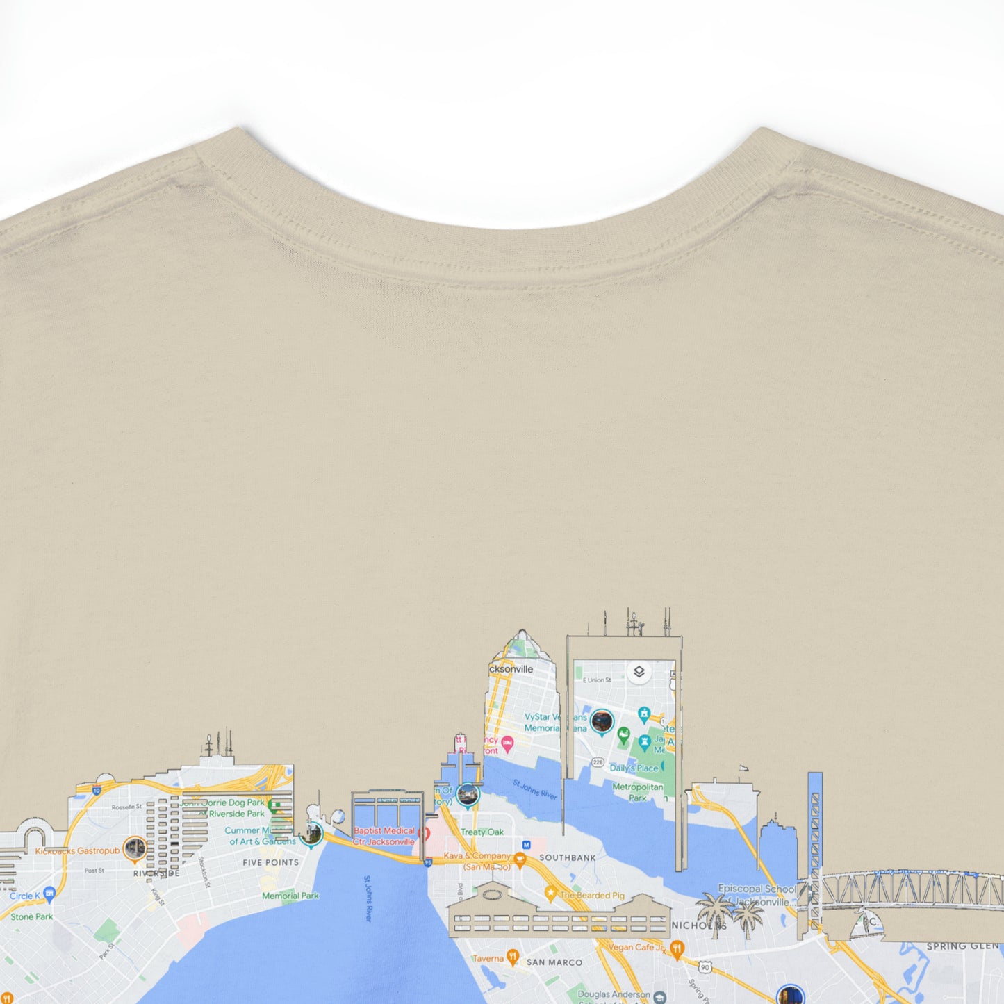 904 Map Heavy Cotton Tee