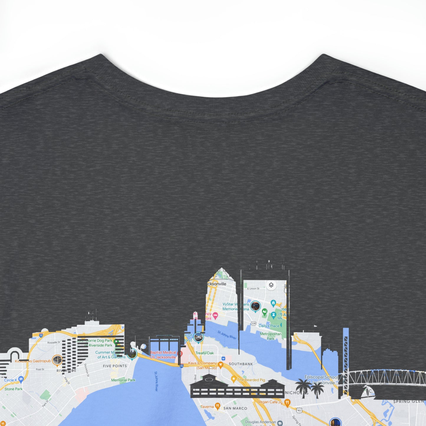 904 Map Heavy Cotton Tee