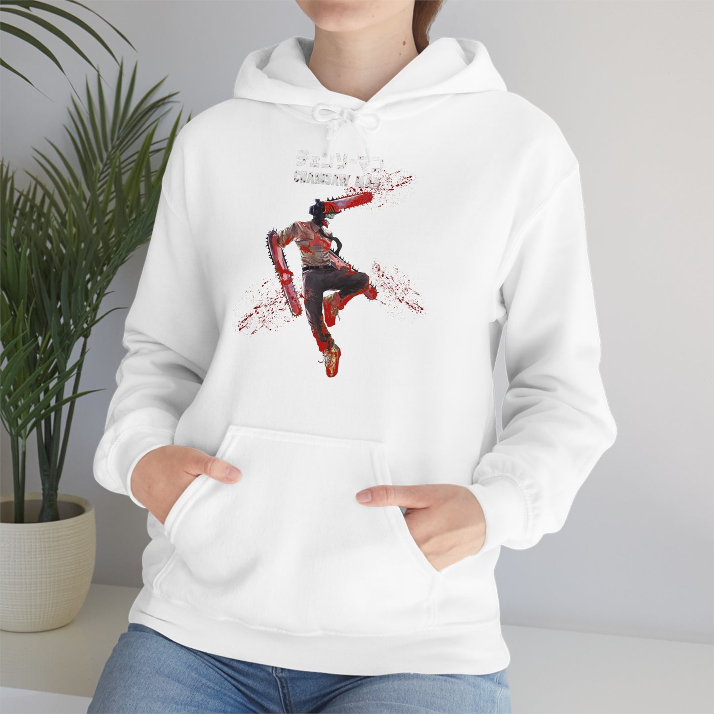 Denji Chainsaw Unisex Heavy Blend Pullover Hoodie