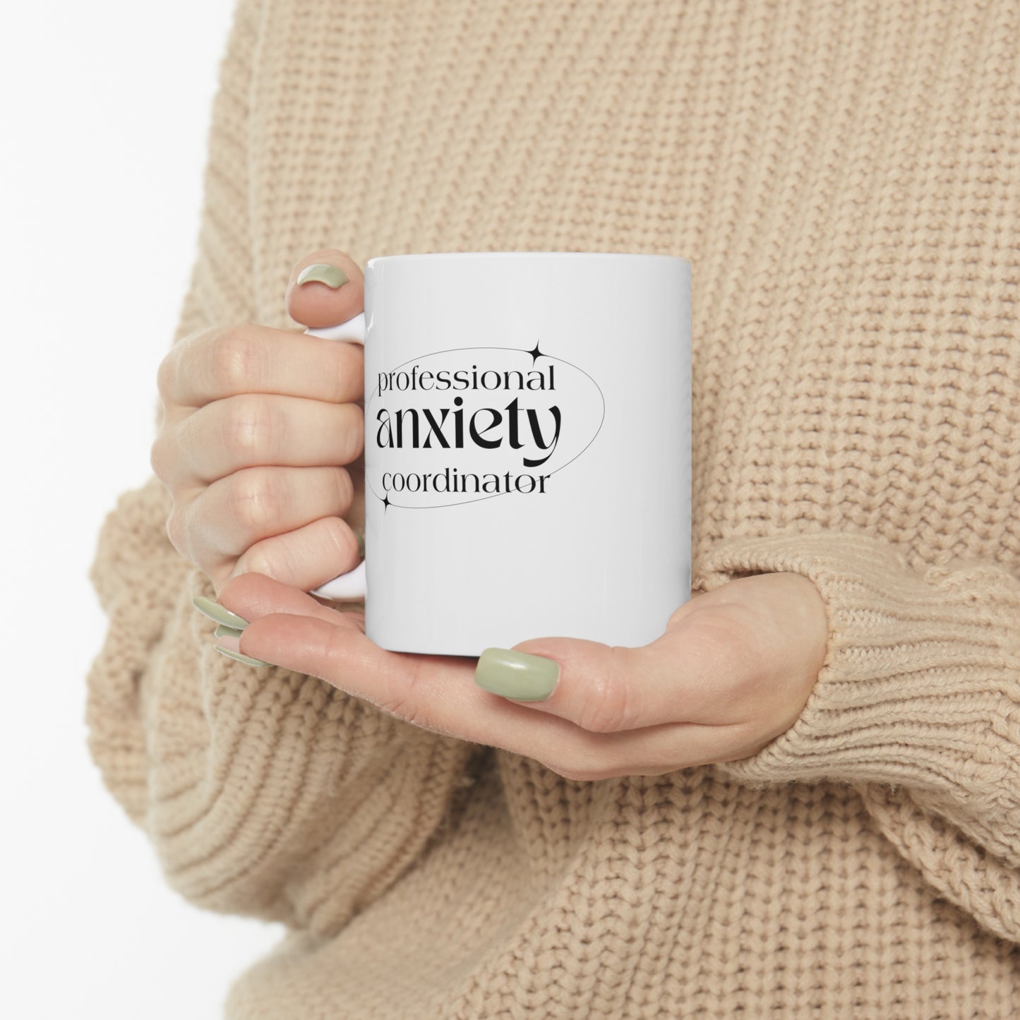 "Professional Anxiety Coordinator" Novelty Mug - Perfect Gift for Humor and Coffee Lovers