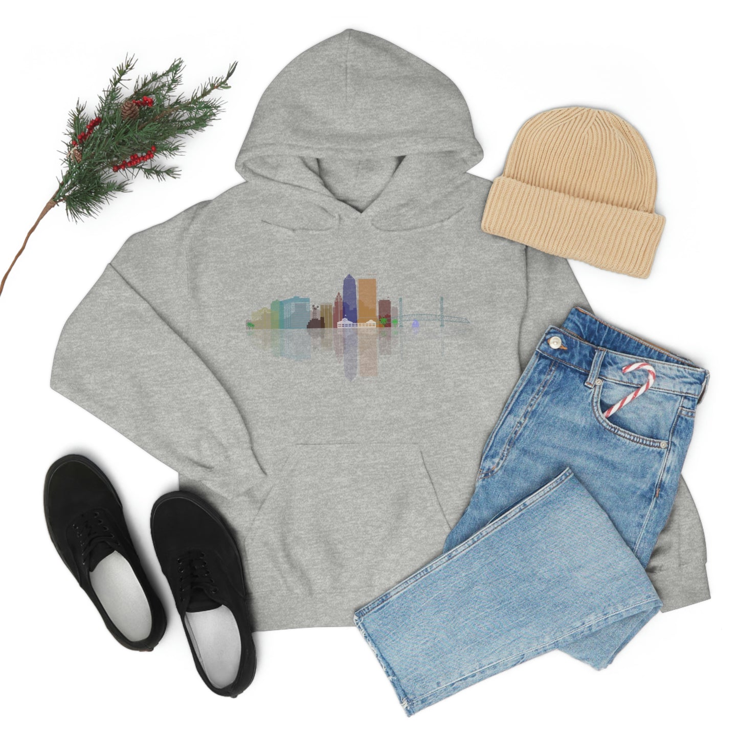 Downtown Jacksonville Unisex Heavy Blend™ Hooded Sweatshirt