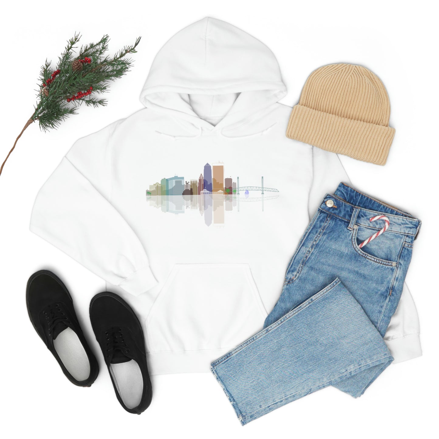 Downtown Jacksonville Unisex Heavy Blend™ Hooded Sweatshirt