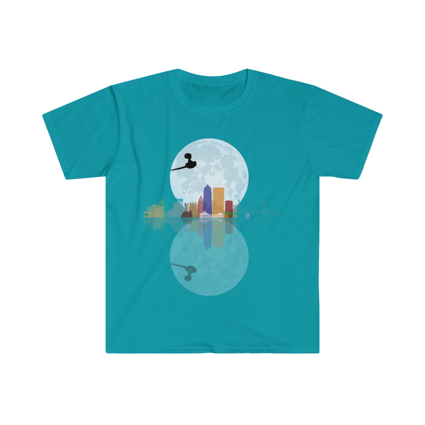 Unisex Softstyle Goku on Nimbus T-Shirt