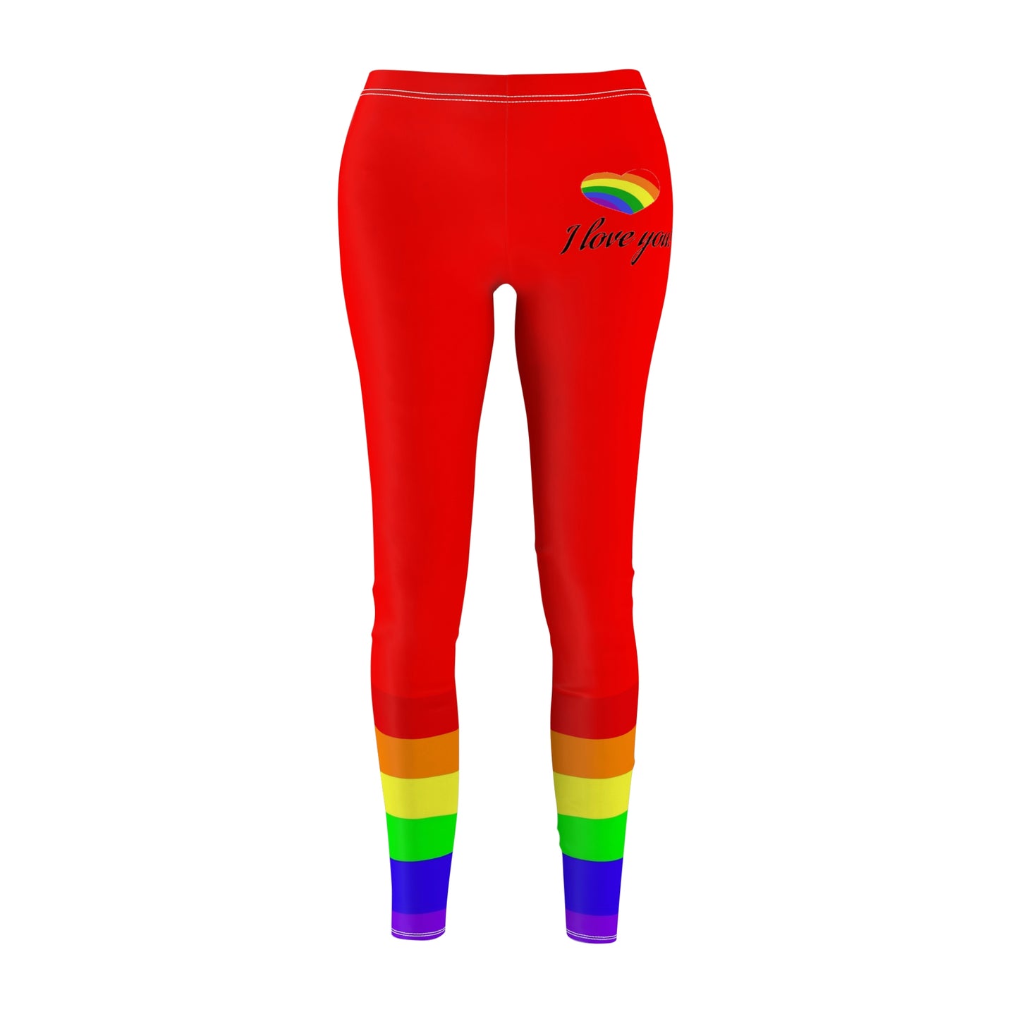 Women's Valentine’s Day Cut & Sew Casual Leggings
