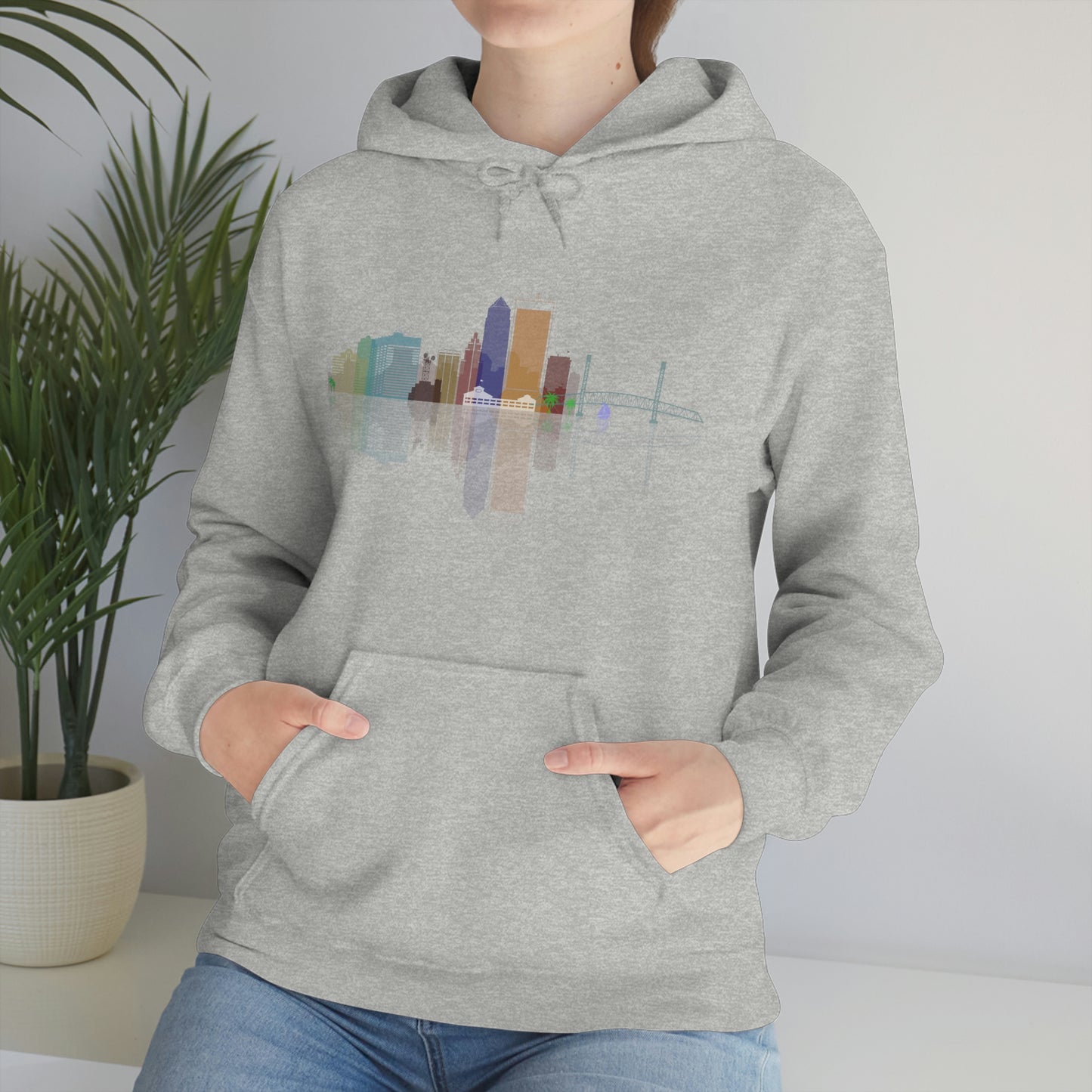 Downtown Jacksonville Unisex Heavy Blend™ Hooded Sweatshirt