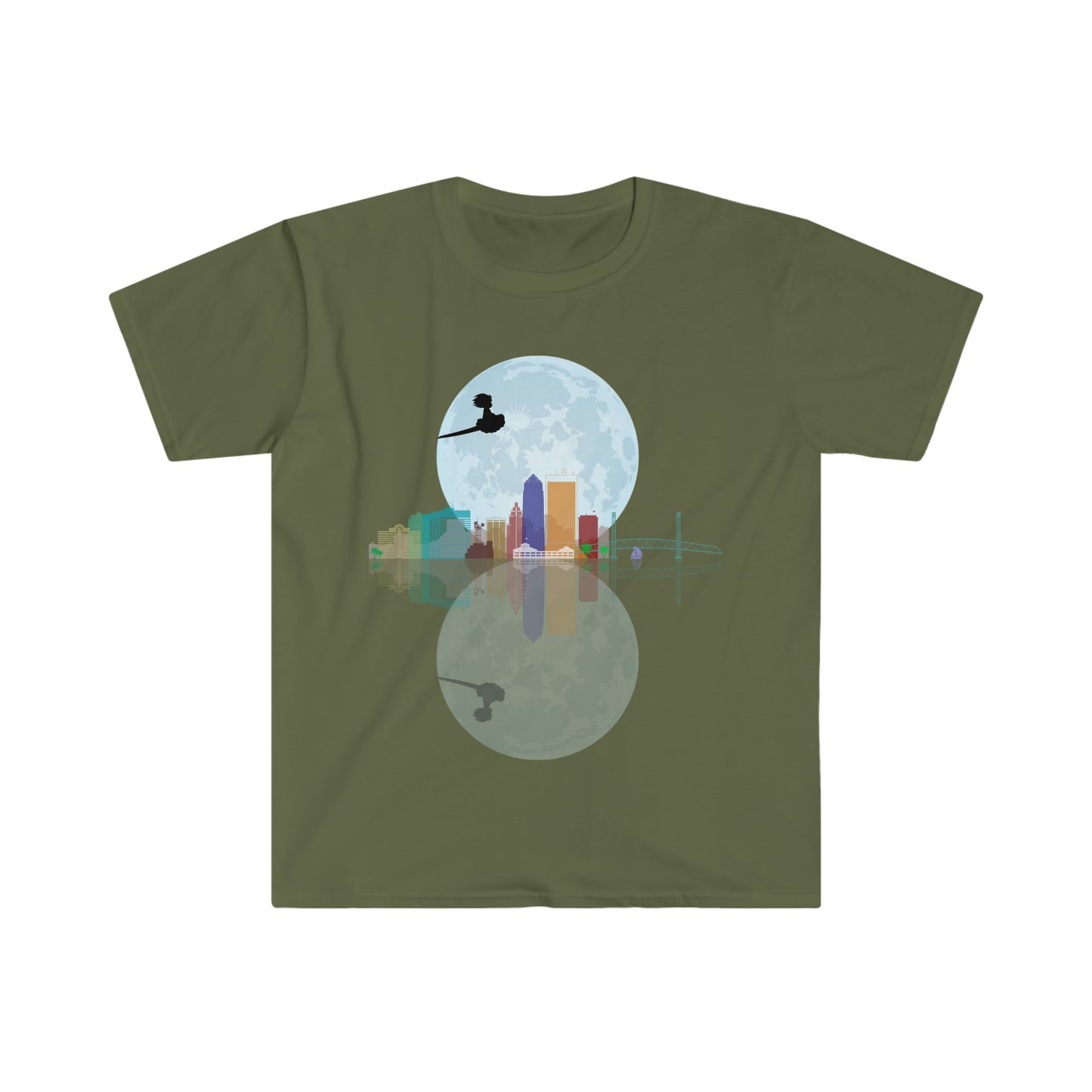Unisex Softstyle Goku on Nimbus T-Shirt