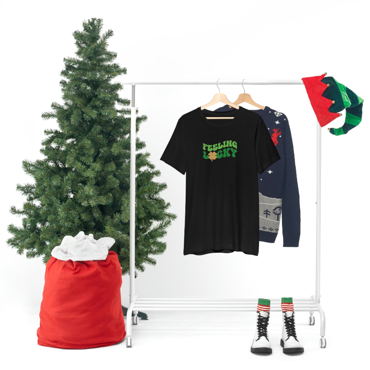 Feeling Lucky, St Patricks Day Unisex Jersey Short Sleeve Tee