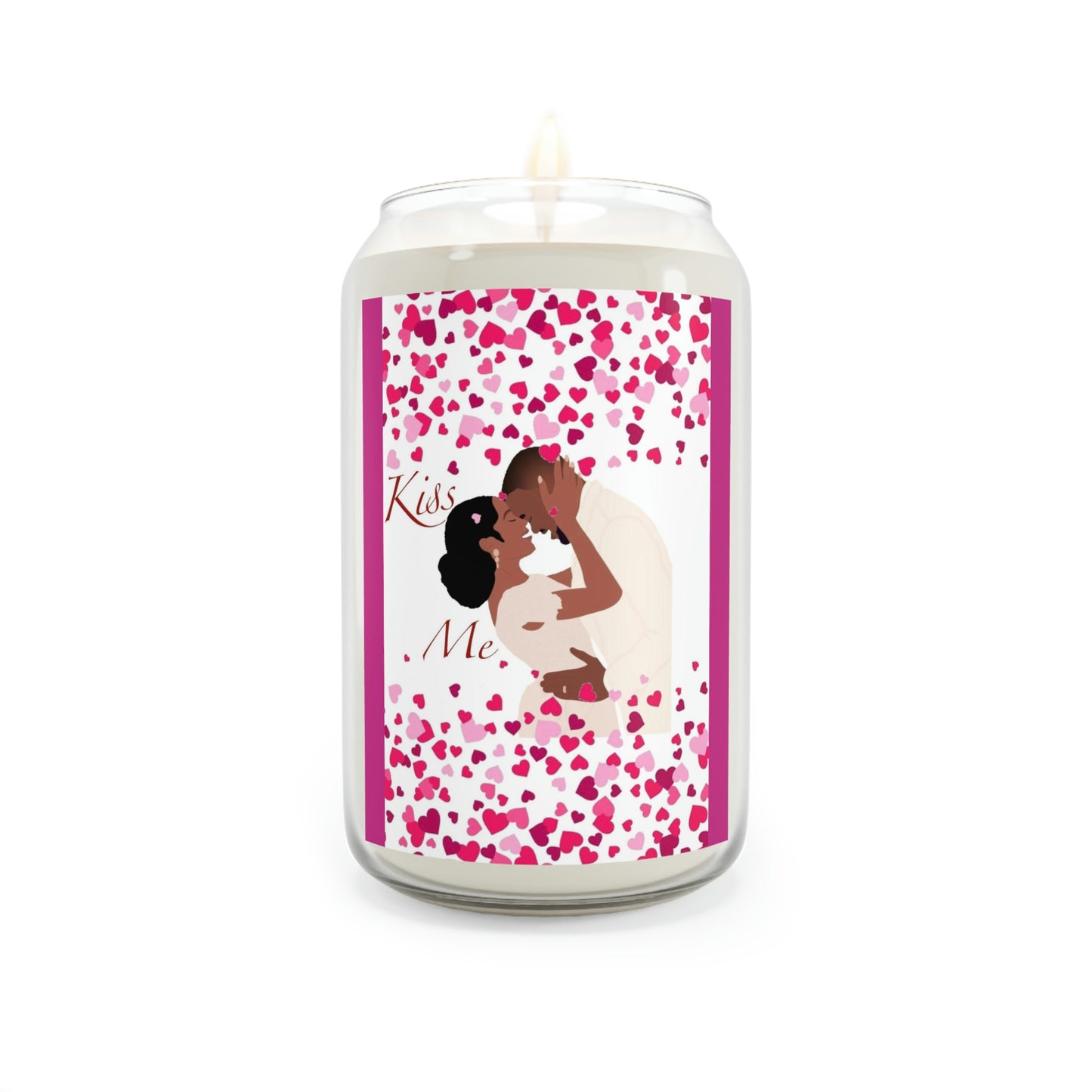 (KISS ME! Valentine’s Day) 70-80 HOUR, Soy Scented Candle, 13.75oz