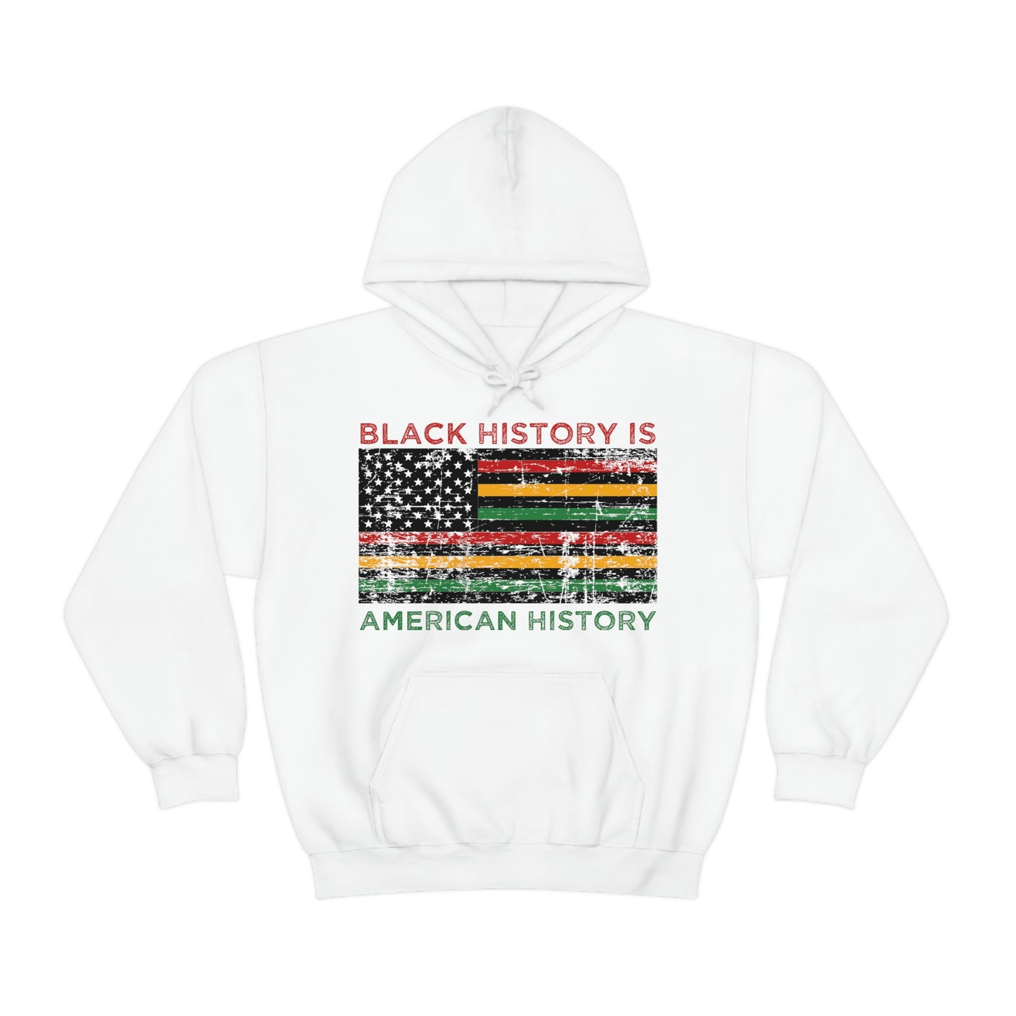 Black History is American History Unisex Heavy Blend™ Hooded Sweatshirt