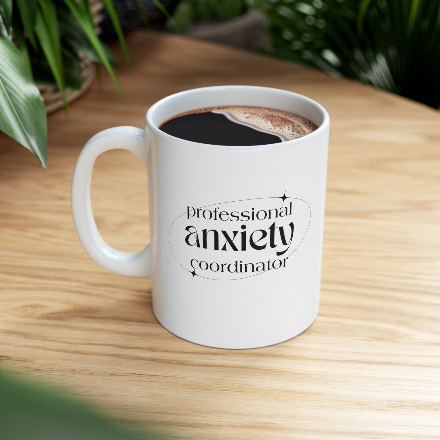 "Professional Anxiety Coordinator" Novelty Mug - Perfect Gift for Humor and Coffee Lovers