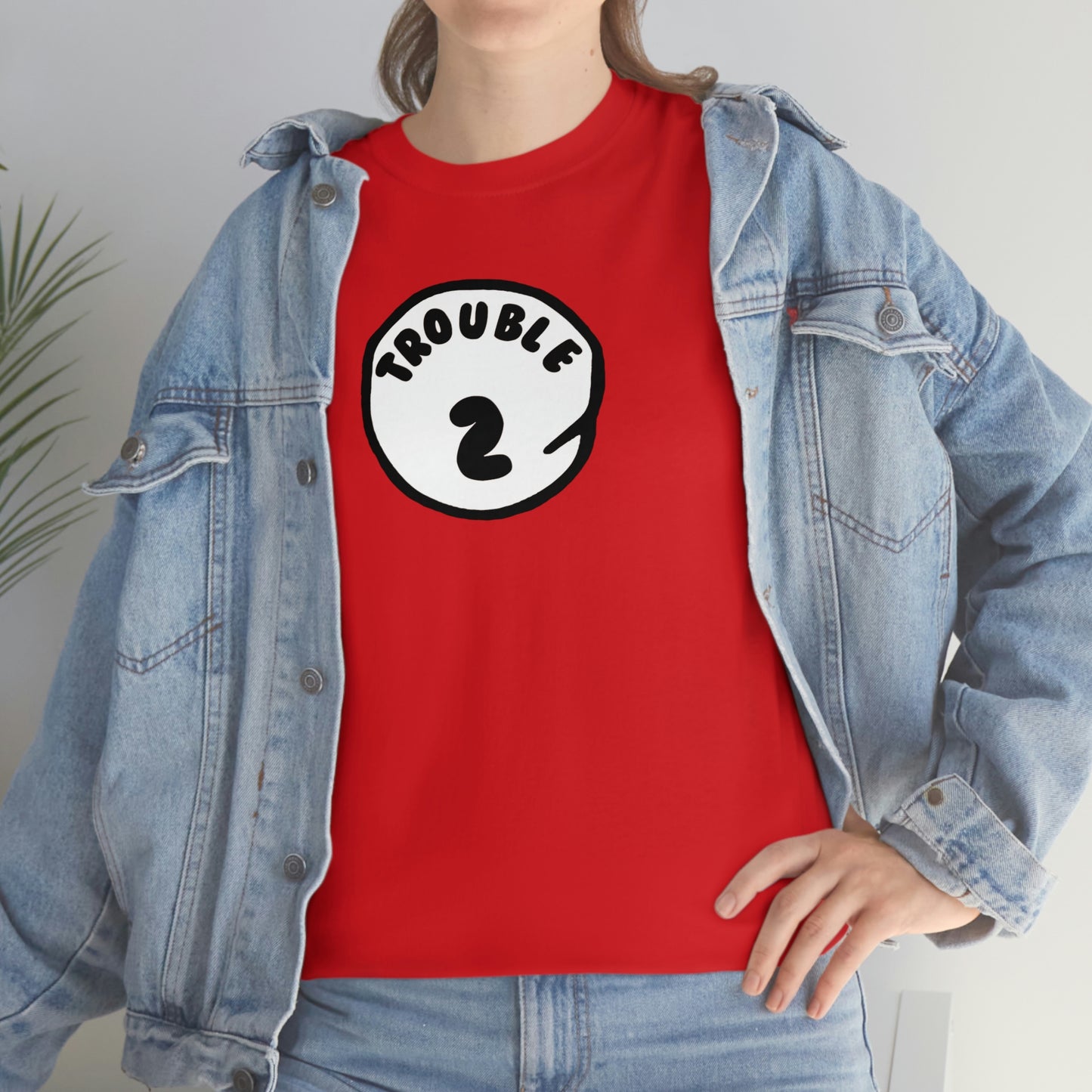 Trouble 2 Unisex Heavy Cotton Tee