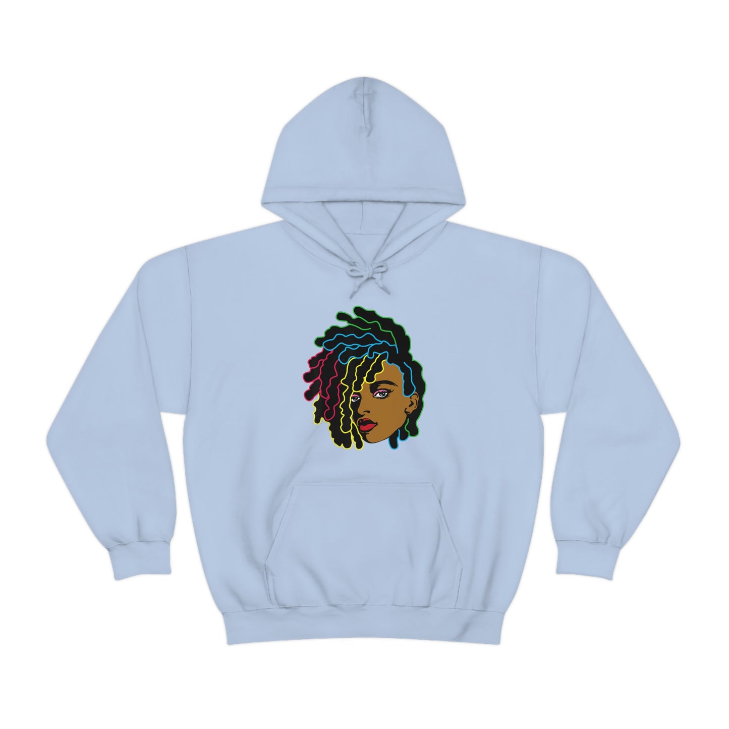 Black Woman Unisex Heavy Blend™ Hoodie