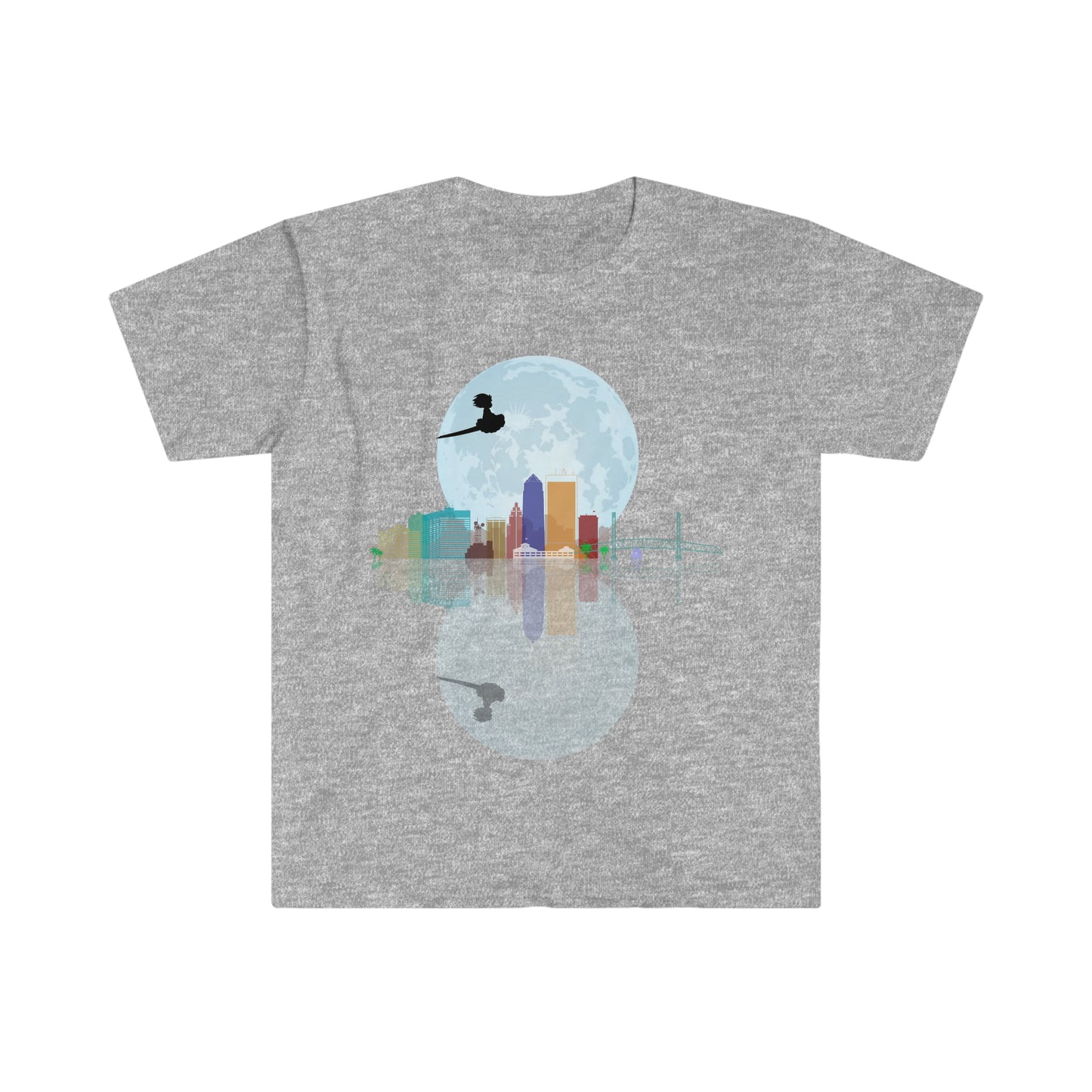 Unisex Softstyle Goku on Nimbus T-Shirt