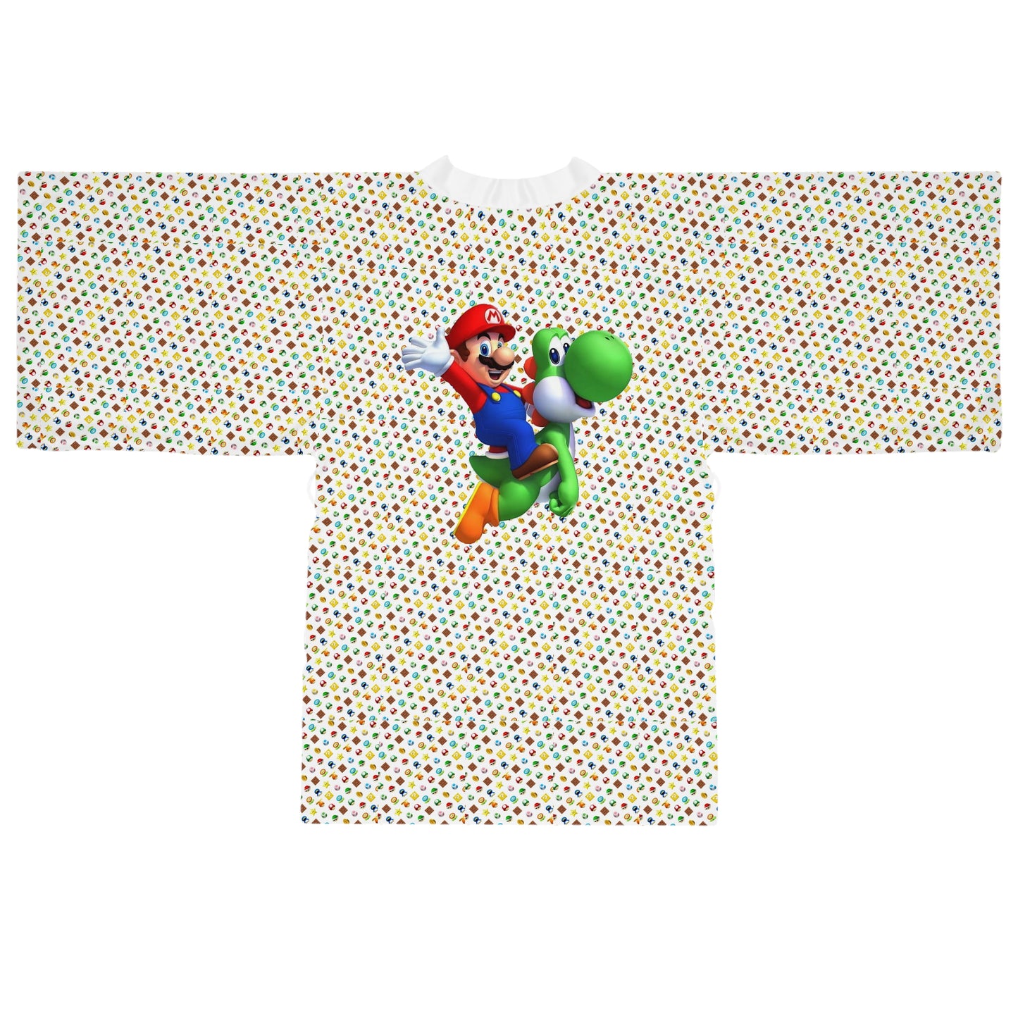 Mario/Yoshi Long Sleeve Kimono Robe.