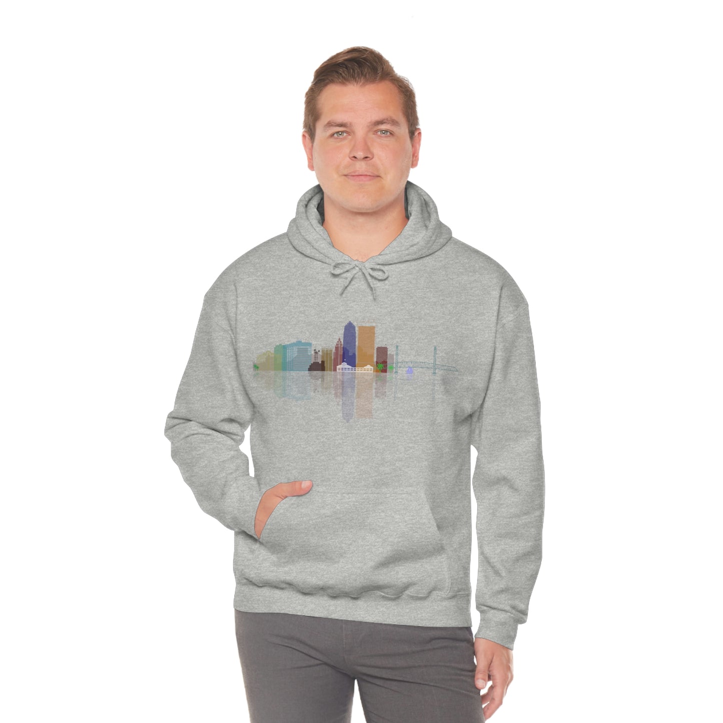 Downtown Jacksonville Unisex Heavy Blend™ Hooded Sweatshirt