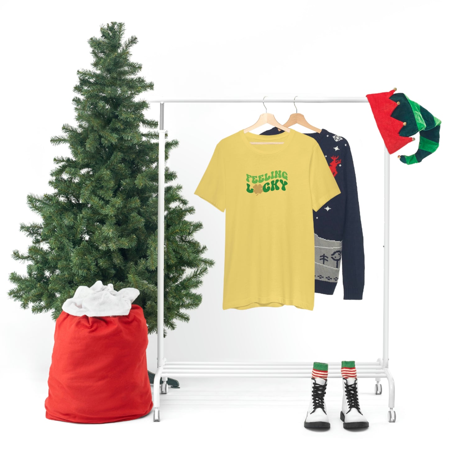 Feeling Lucky, St Patricks Day Unisex Jersey Short Sleeve Tee