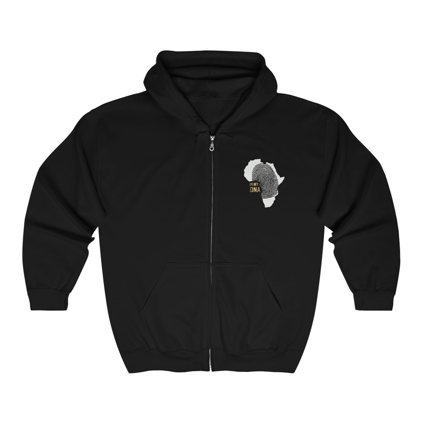 Black History Unisex Heavy Blend™ Full Zip Hooded Sweatshirt