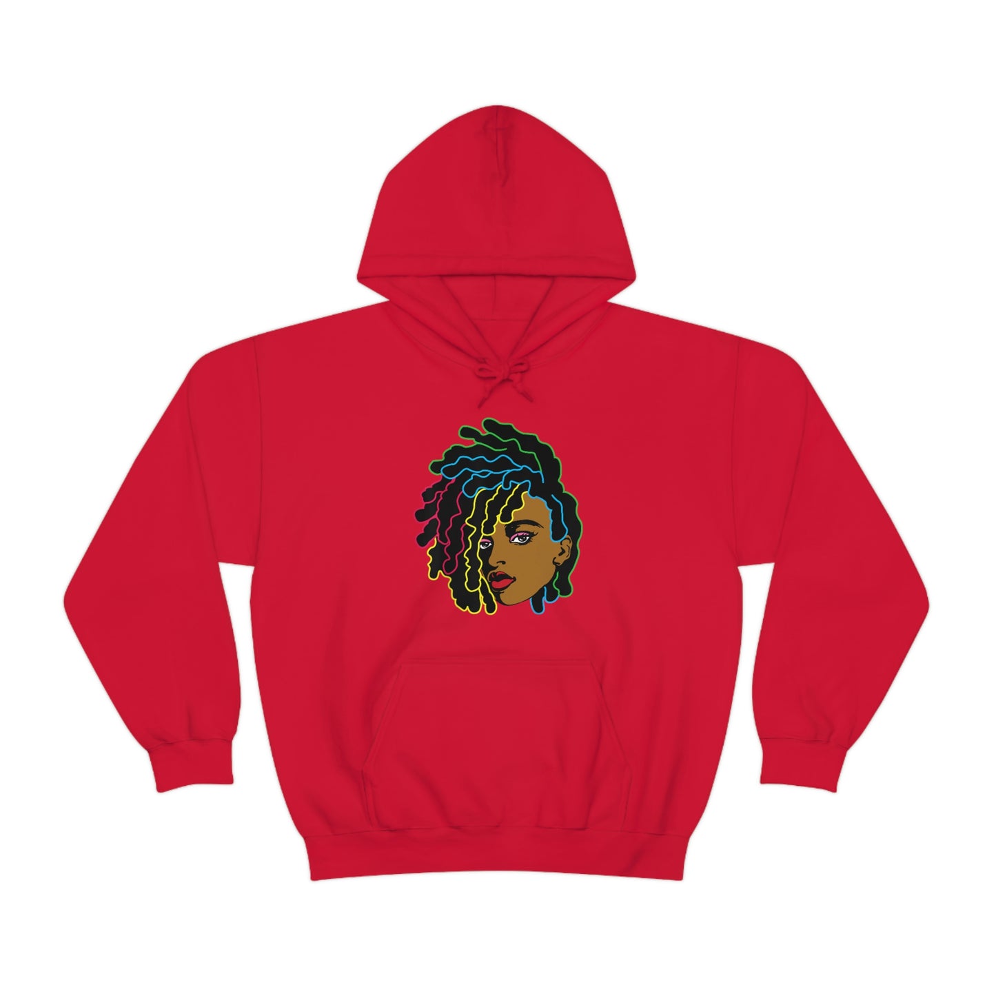 Black Woman Unisex Heavy Blend™ Hoodie