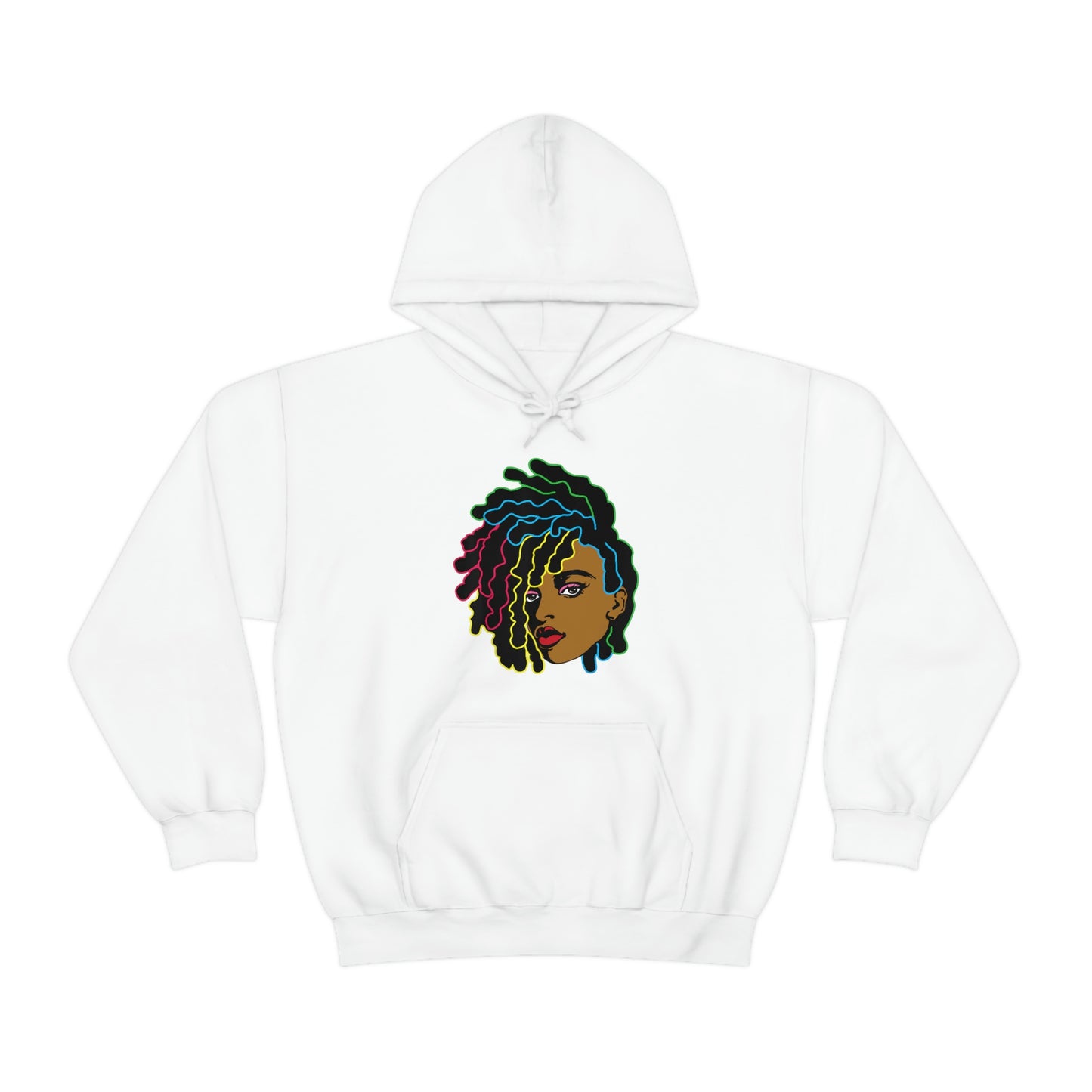 Black Woman Unisex Heavy Blend™ Hoodie