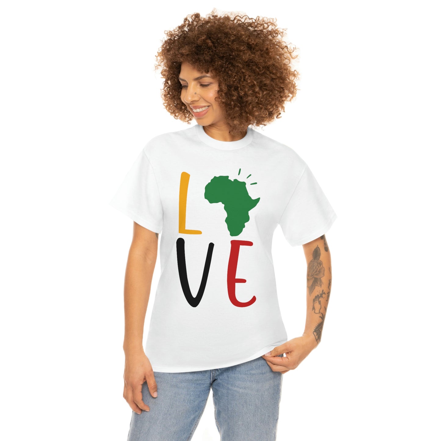 Black Love Unisex Heavy Cotton Tee