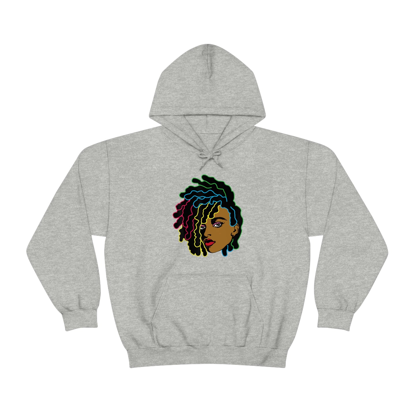 Black Woman Unisex Heavy Blend™ Hoodie