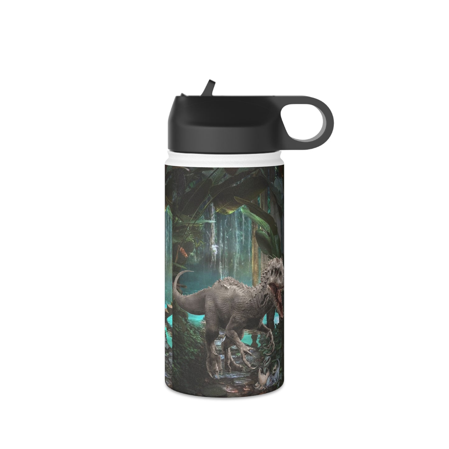 Dinosaur Stainless Steel Water Bottle, Standard Lid