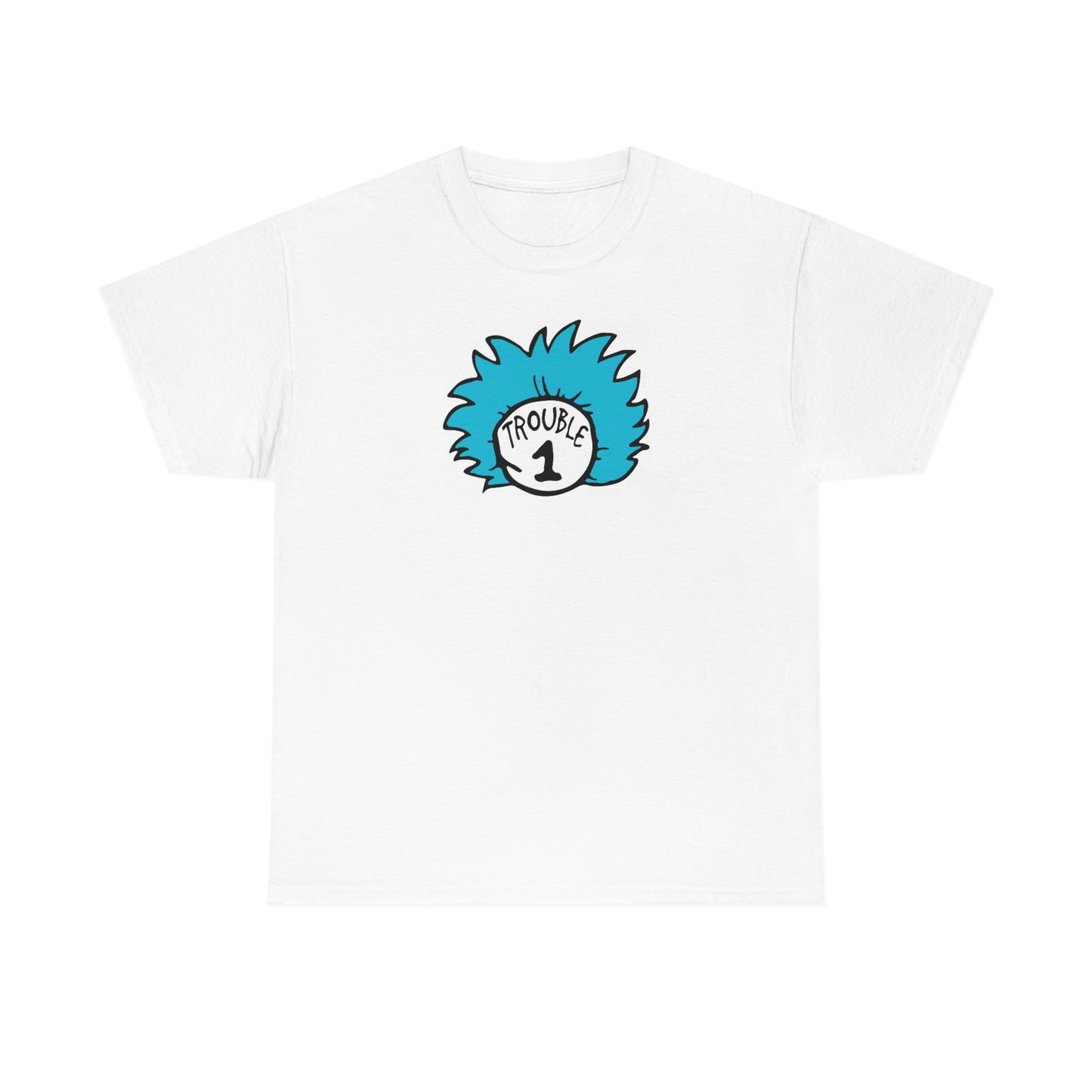 Thing 1 Trouble Unisex Heavy Cotton Tee