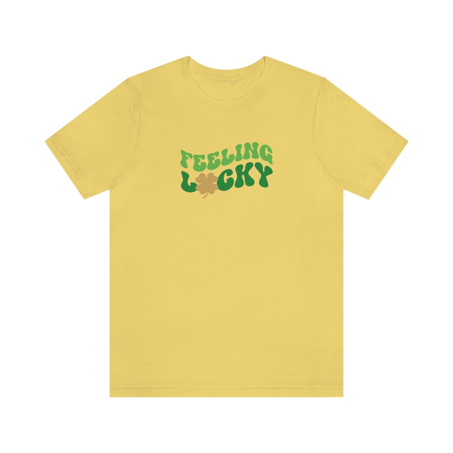 Feeling Lucky, St Patricks Day Unisex Jersey Short Sleeve Tee