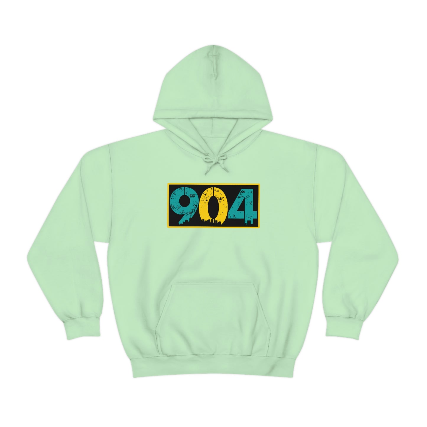 904 City Skyline with black background Unisex Heavy Blend™ Hooded Sweatshirt