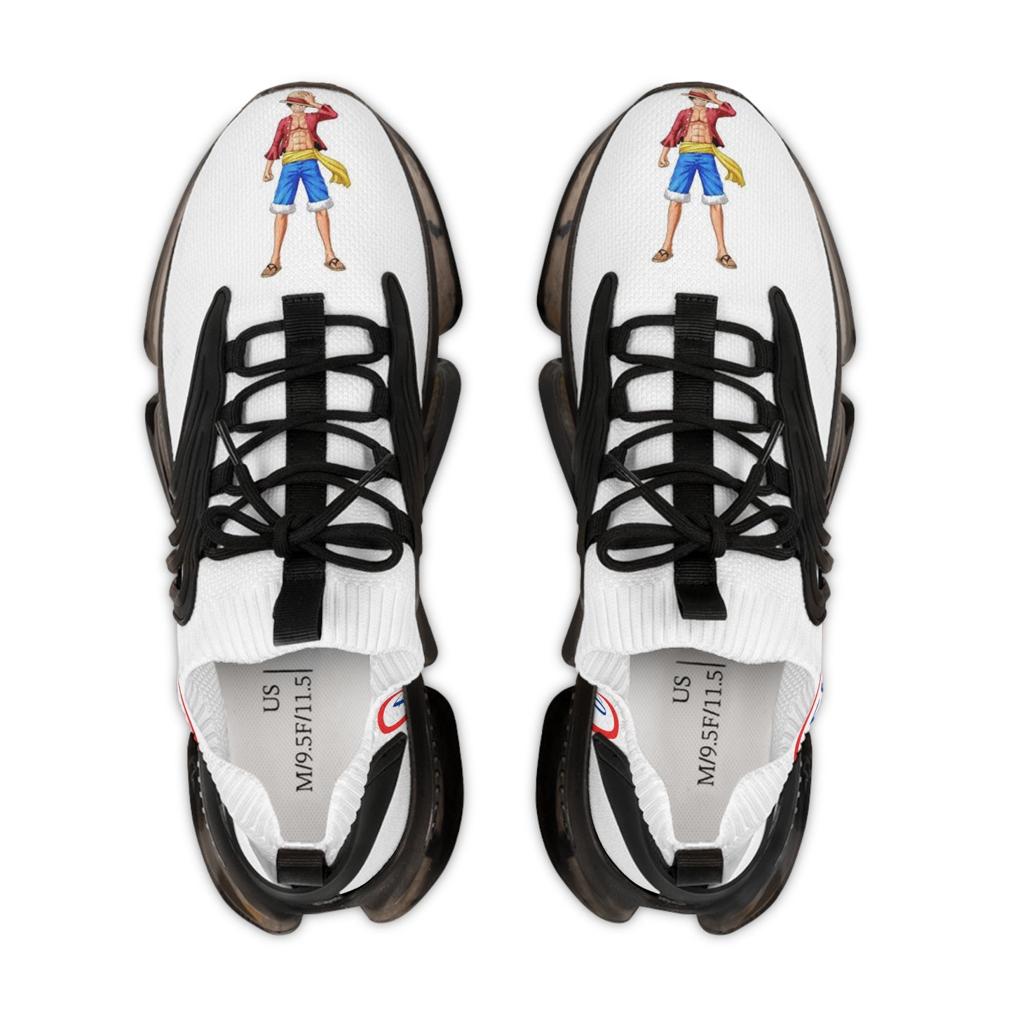 Men's Foxtail Designs Mesh Sports Sneakers