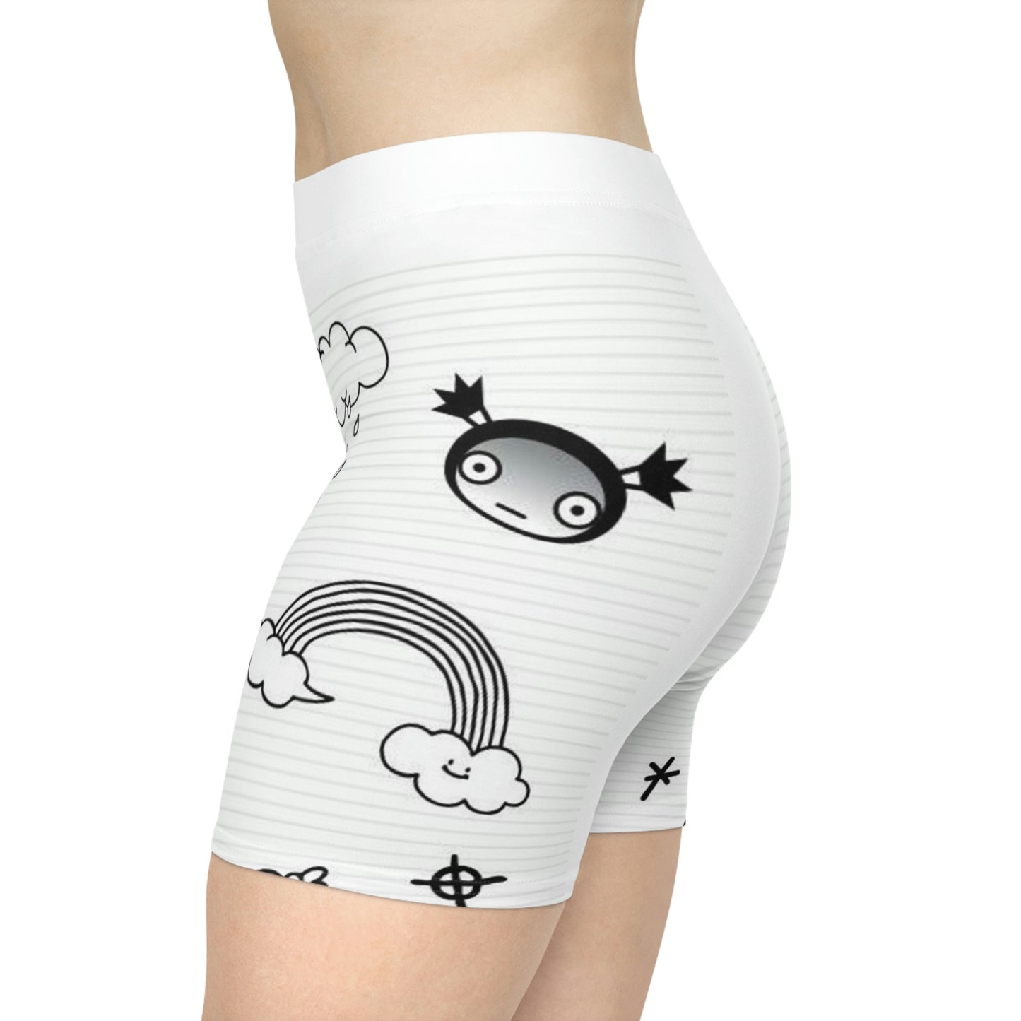 Kiss Me!!! Women's Biker Shorts