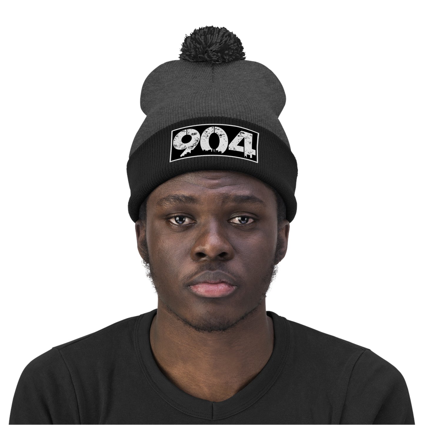 Duval 904 embroidered Pom Pom Beanie