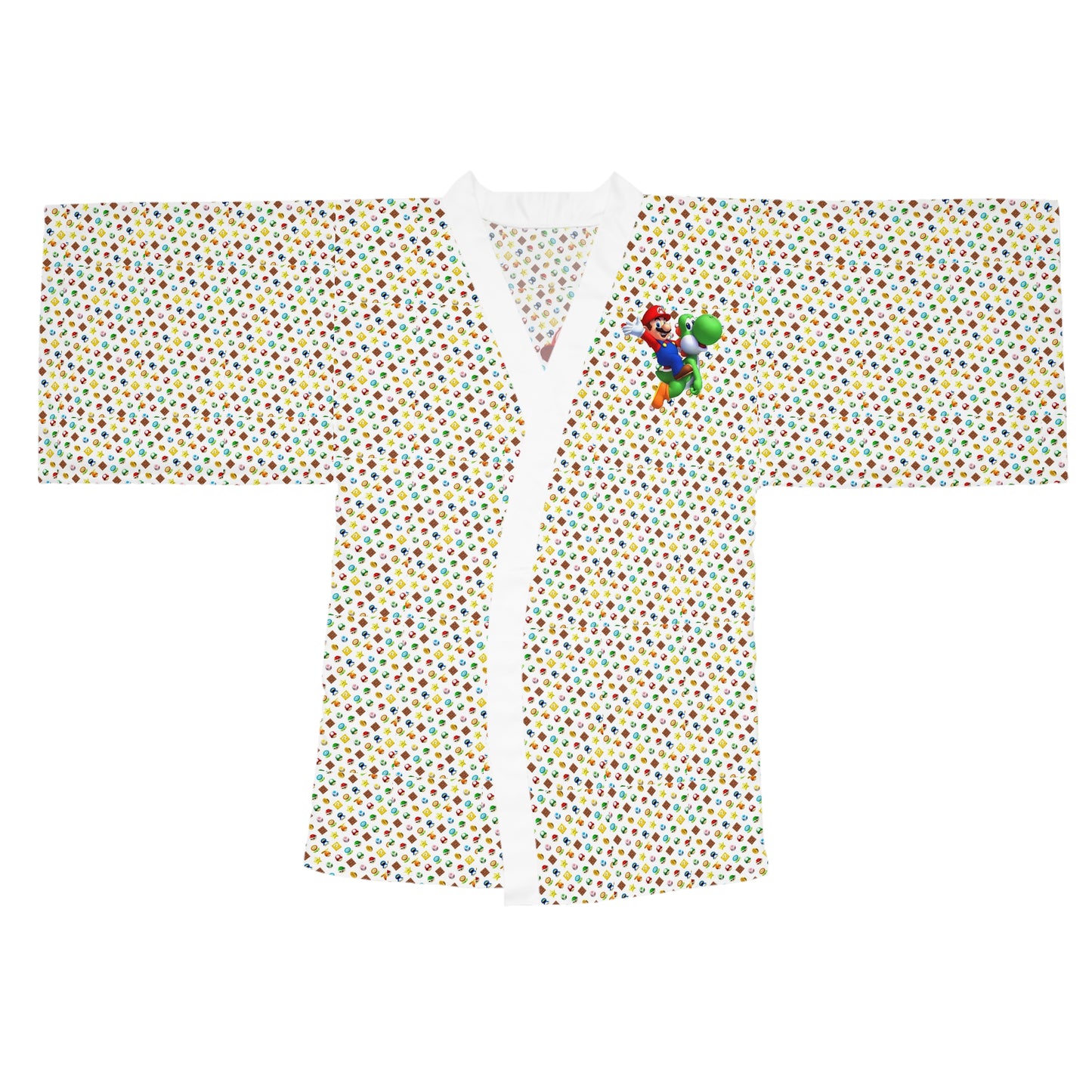 Mario/Yoshi Long Sleeve Kimono Robe.