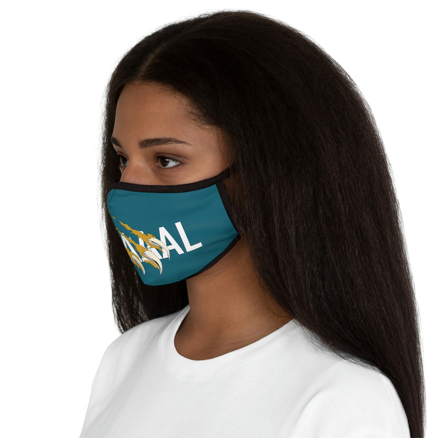 Jags Fitted Polyester Face Mask