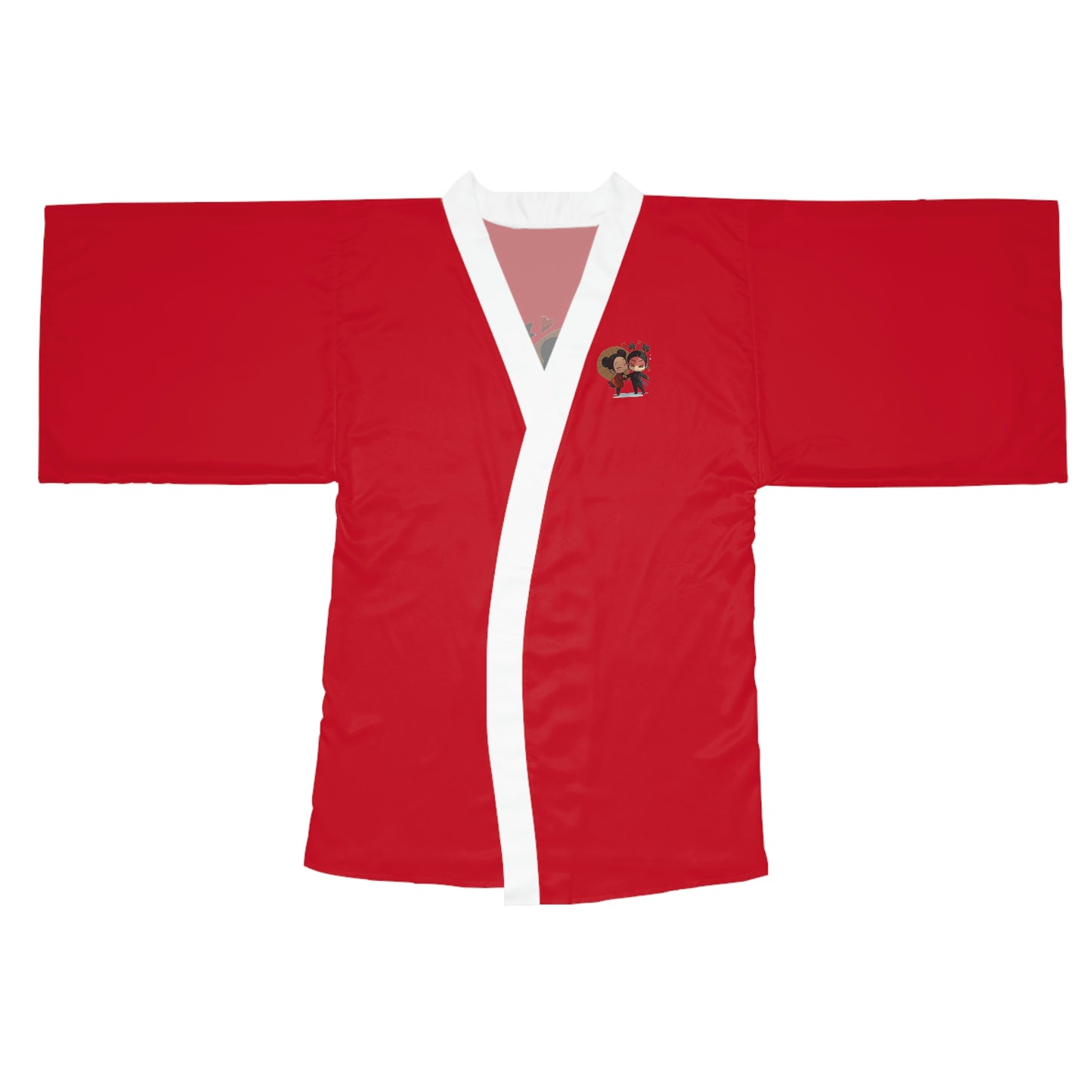 Valentine’s Day Long Sleeve Kimono Robe