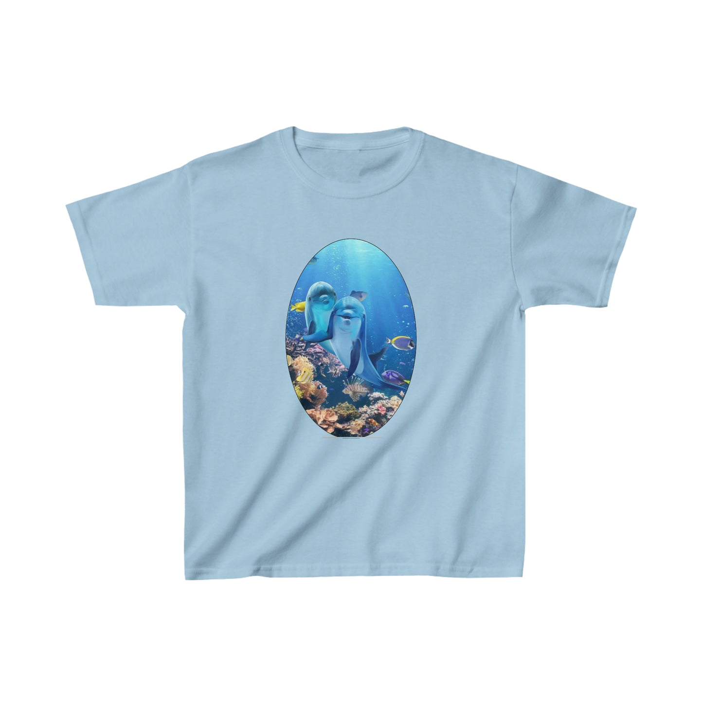 Kids Dolphin Heavy Cotton Tee