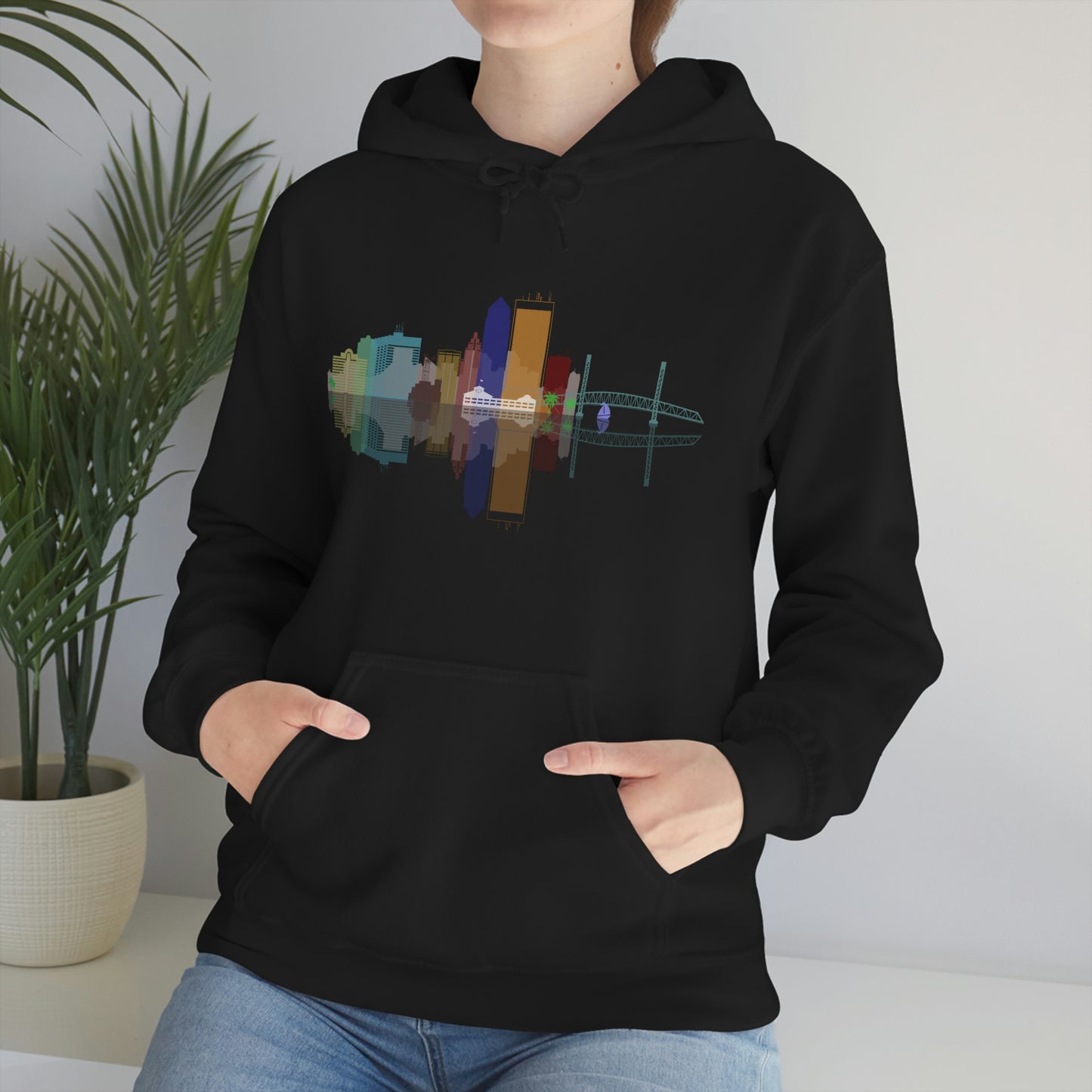 Downtown Jacksonville Unisex Heavy Blend™ Hooded Sweatshirt